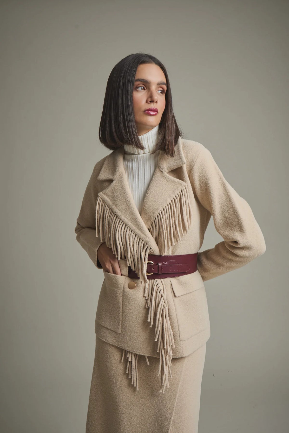 CHAQUETA MARIETA BEIGE