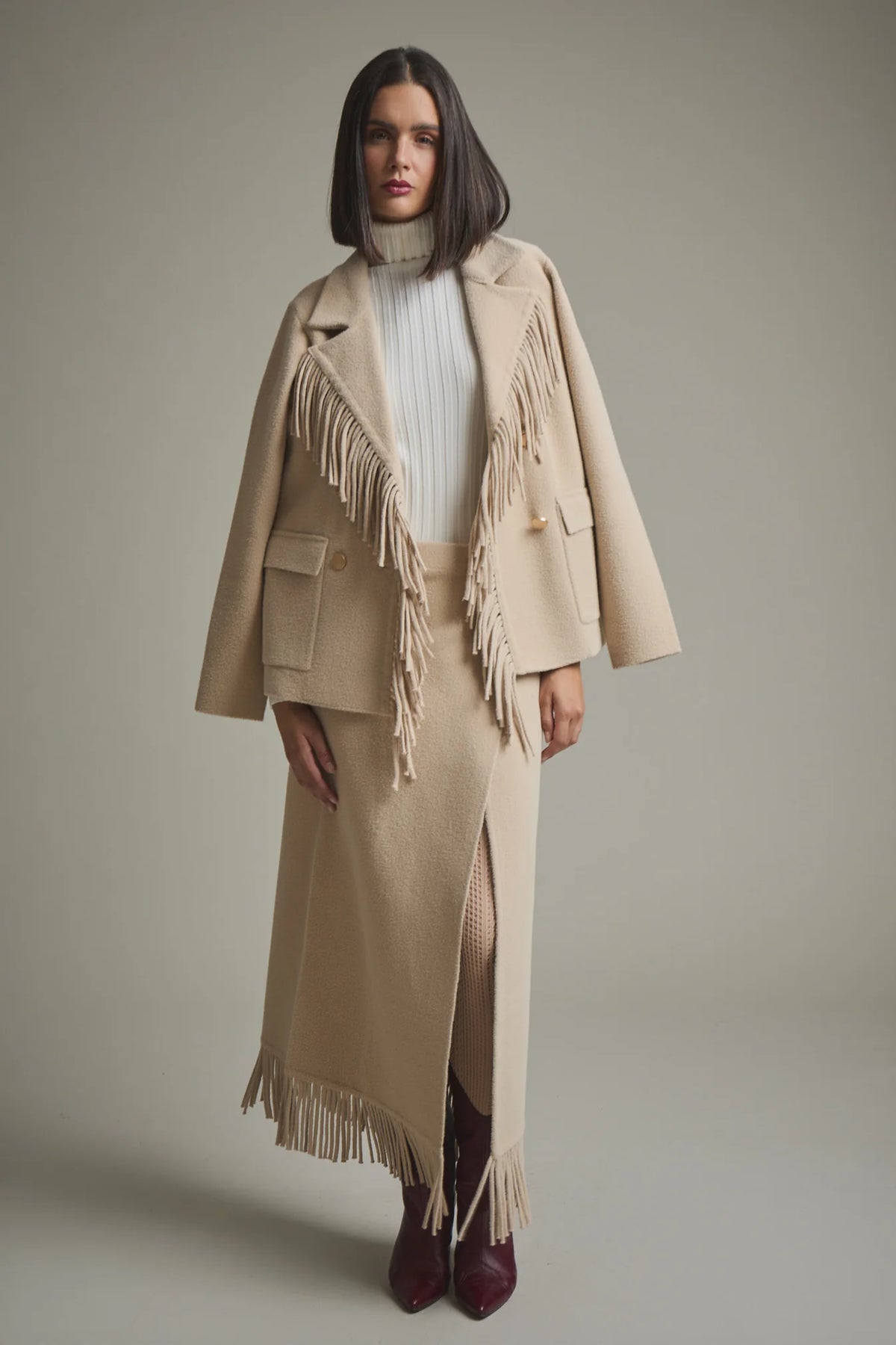 FALDA MARIETA BEIGE