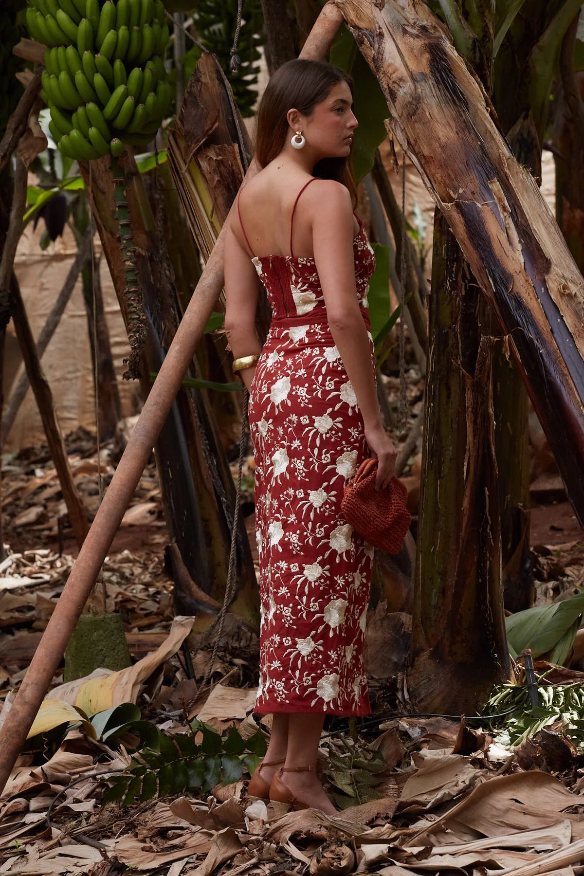 FALDA LORENZA TERRACOTA