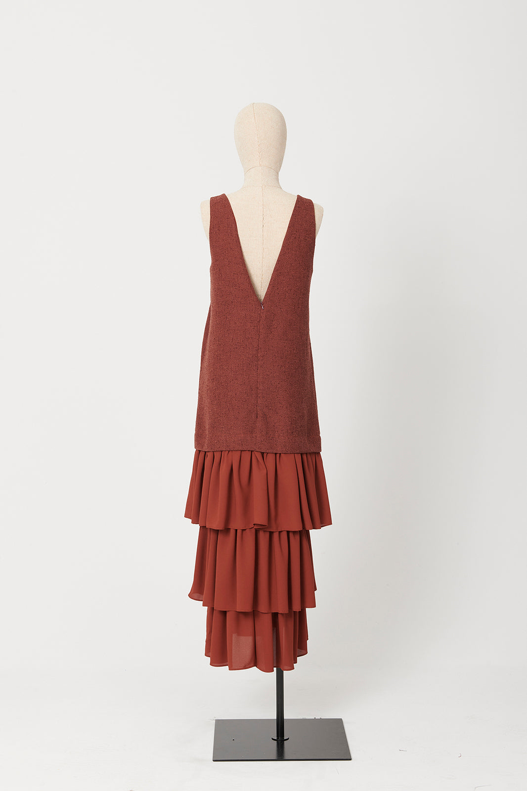VESTIDO LIANA GRANATE