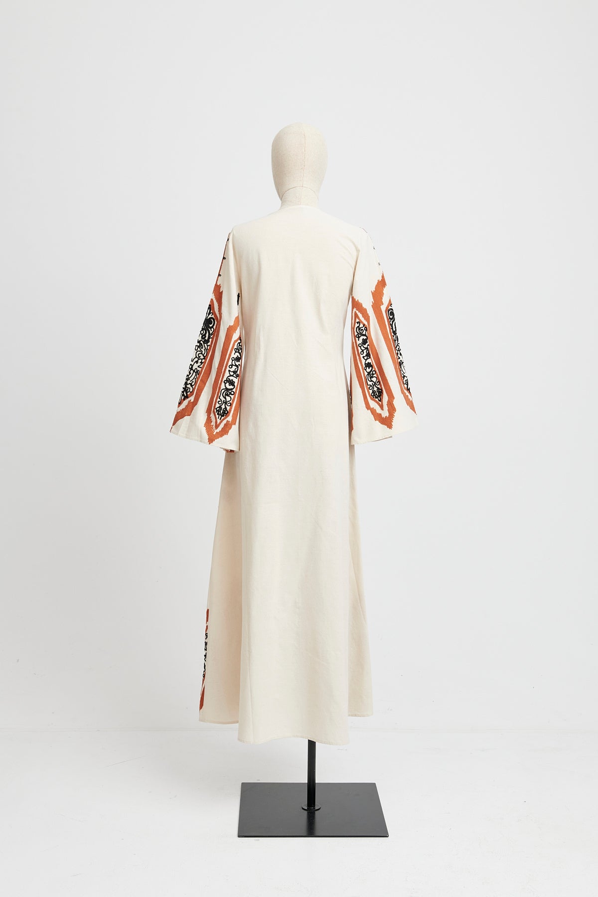 VESTIDO BOTAN NARANJA