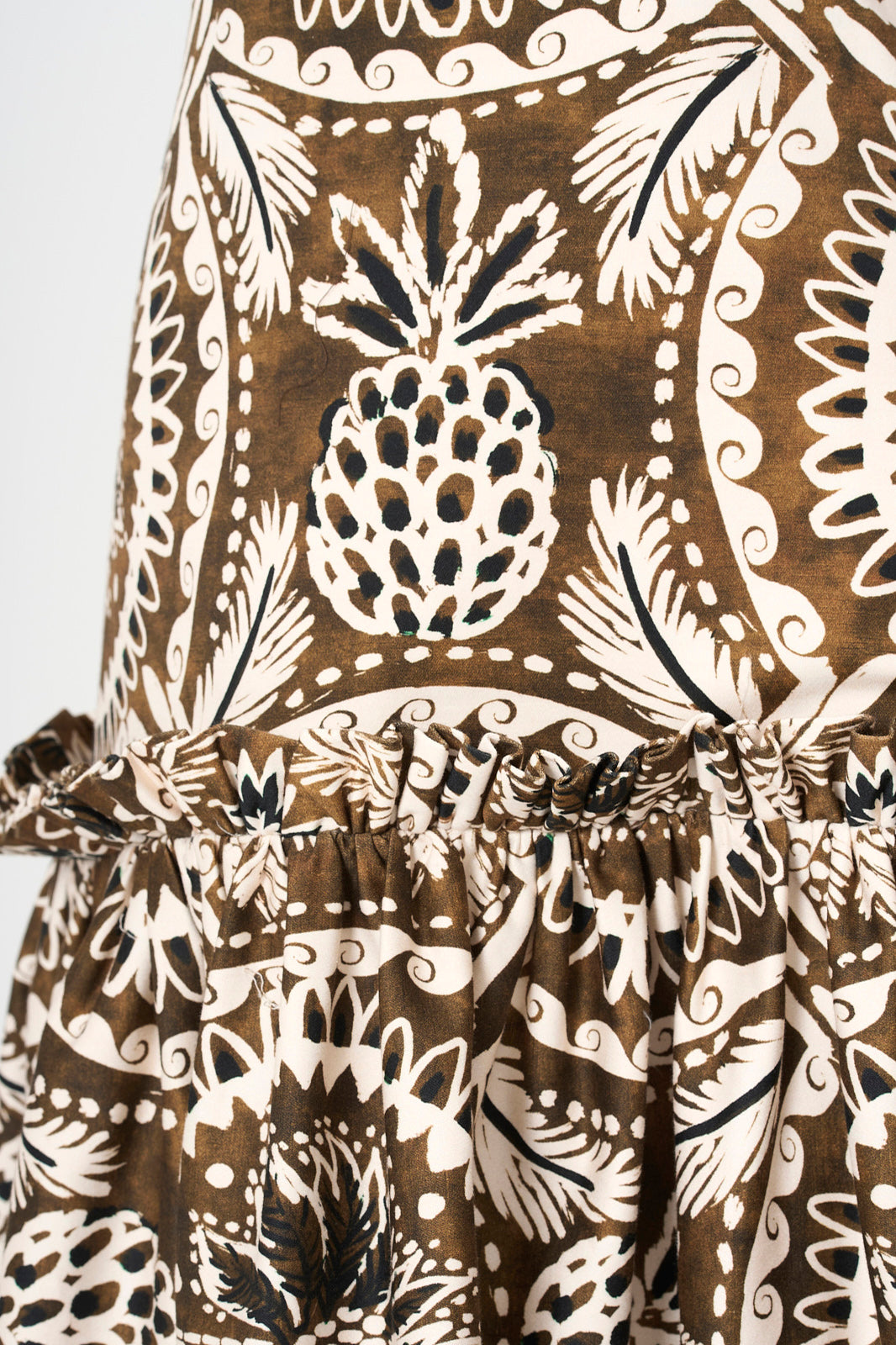 VESTIDO IDELIA MARRON