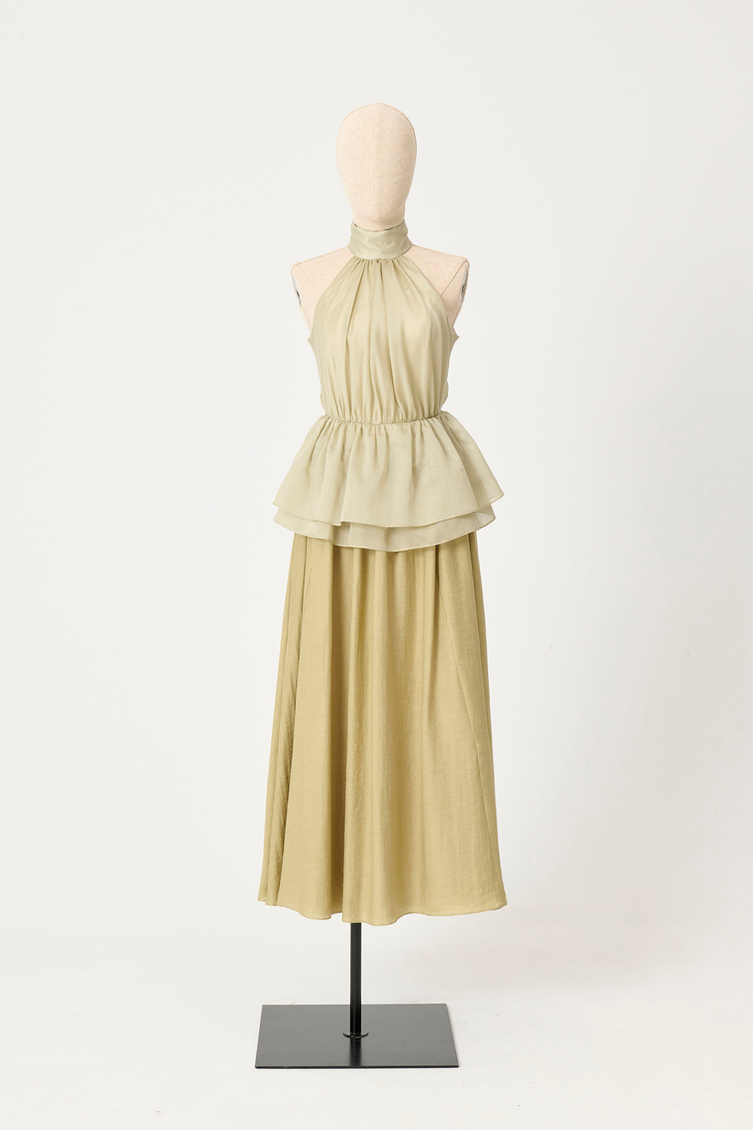 VESTIDO TELMA LISO VERDE