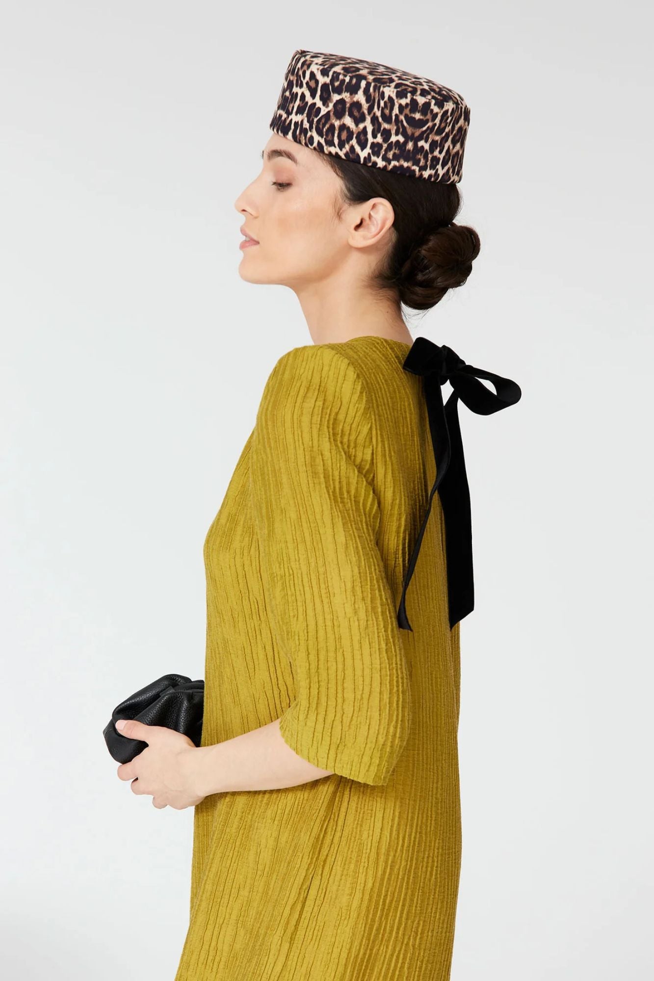 ROBE EVELINA OLIVE