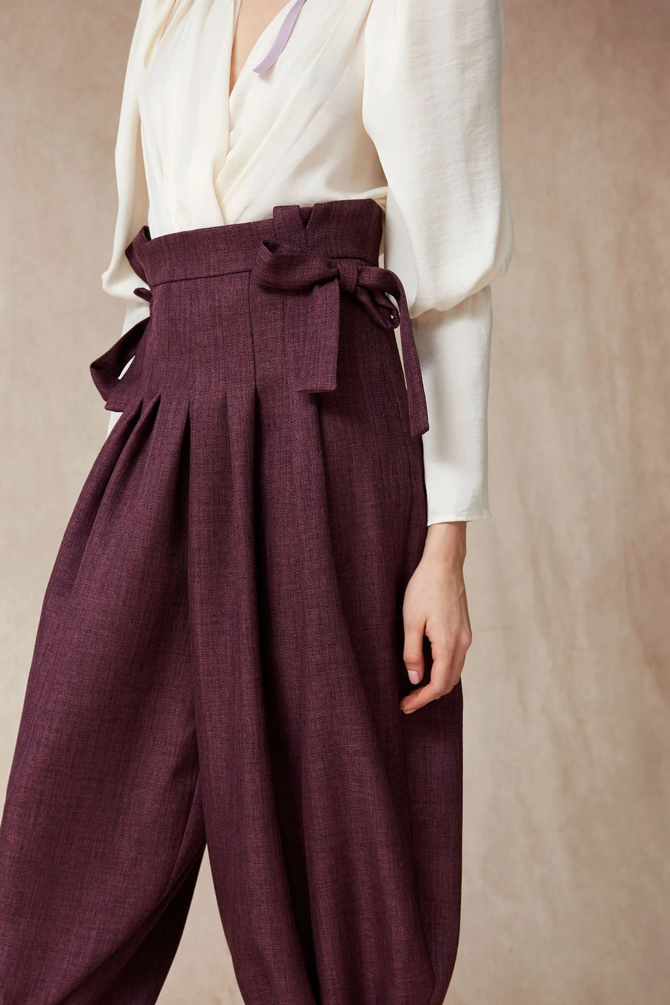 PANTALON BRUNO MORADO