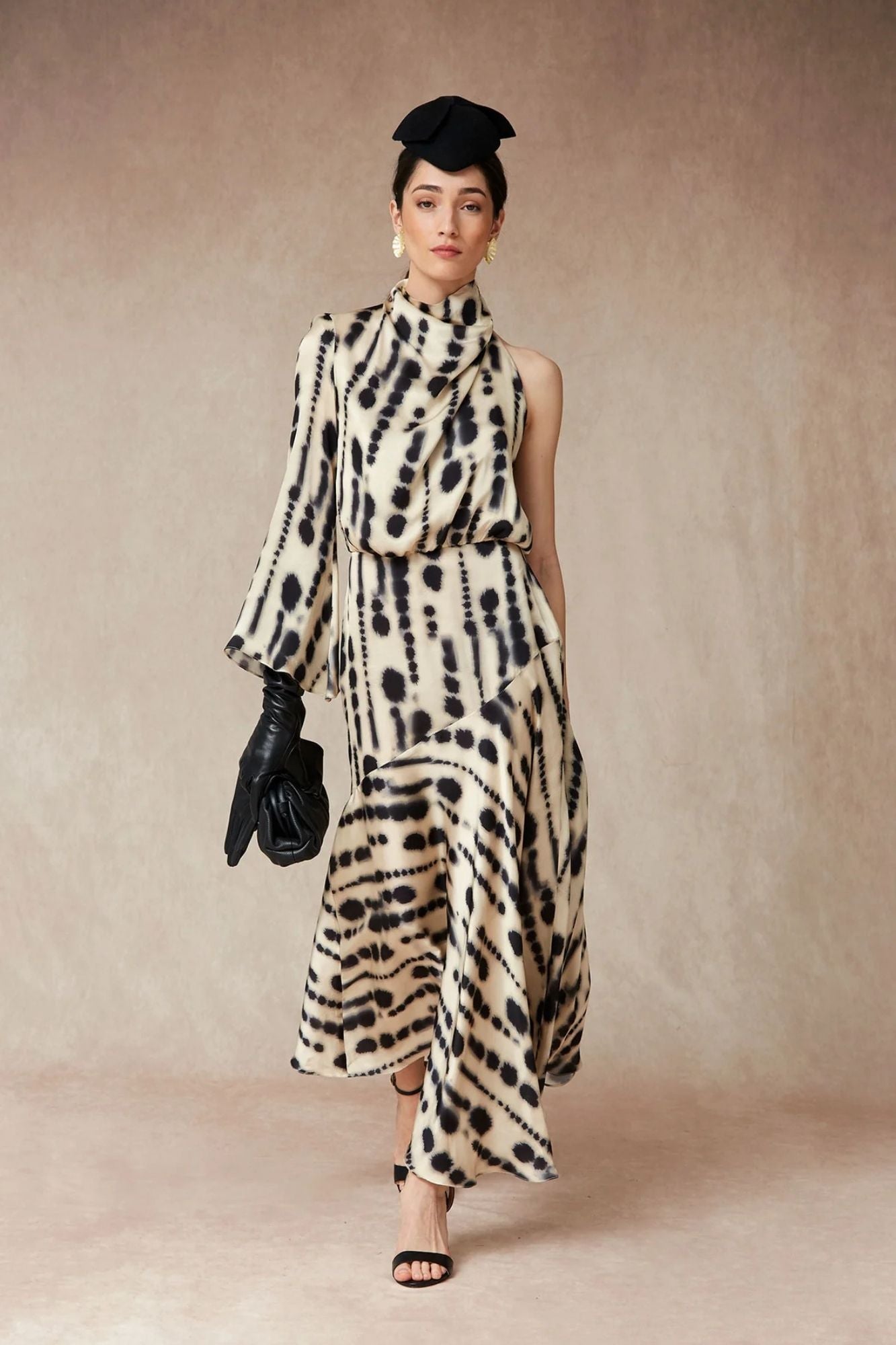 ROBE PENNY ÉCRU/NOIRE