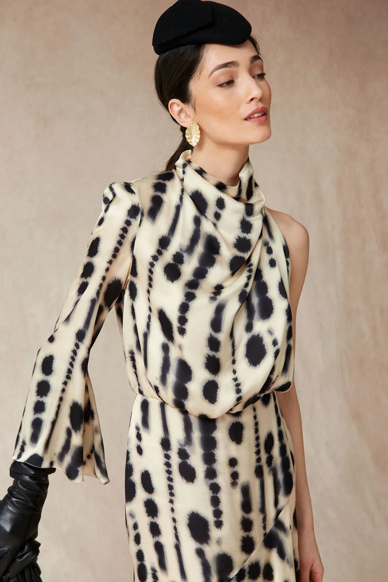 ROBE PENNY ÉCRU/NOIRE