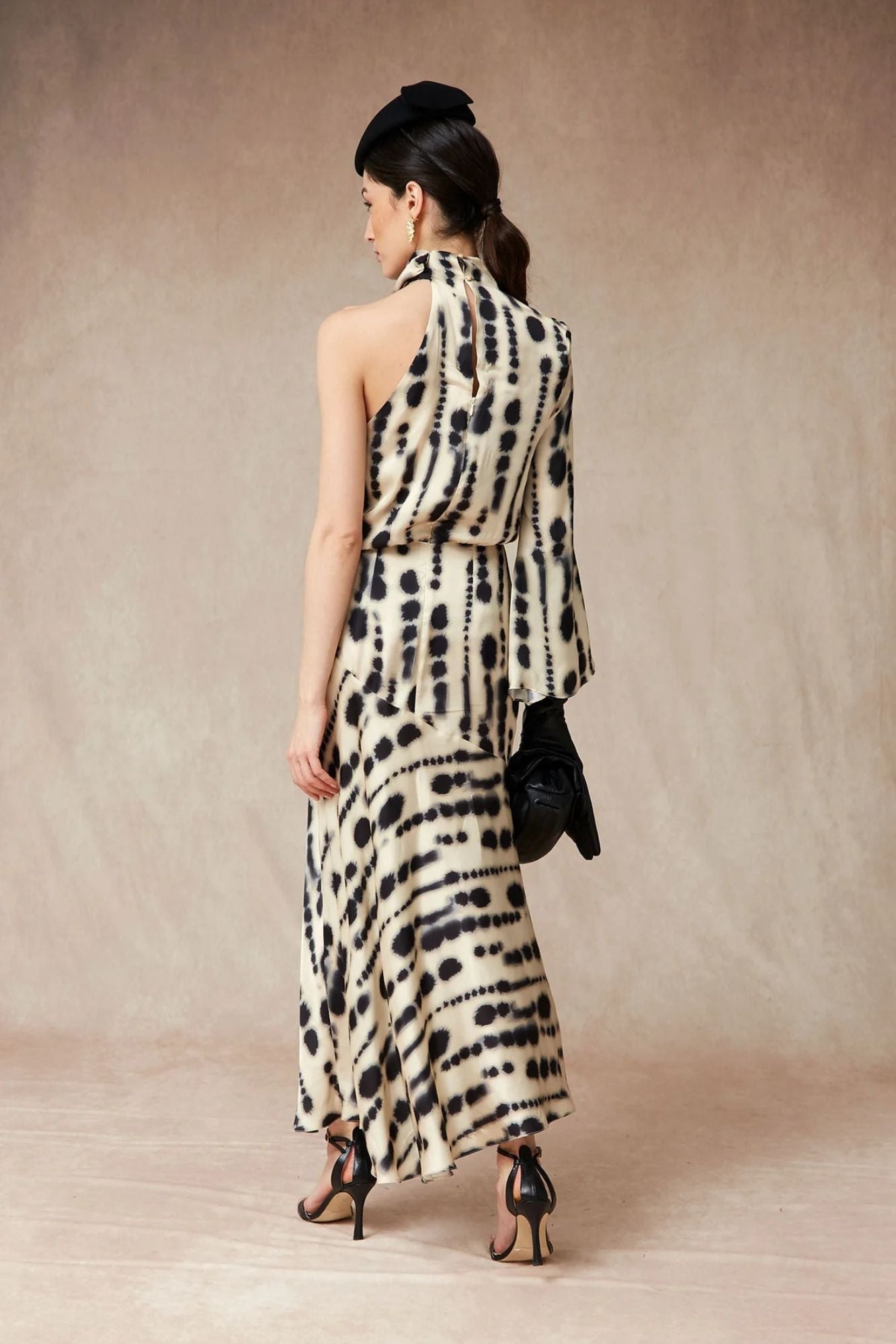 ROBE PENNY ÉCRU/NOIRE