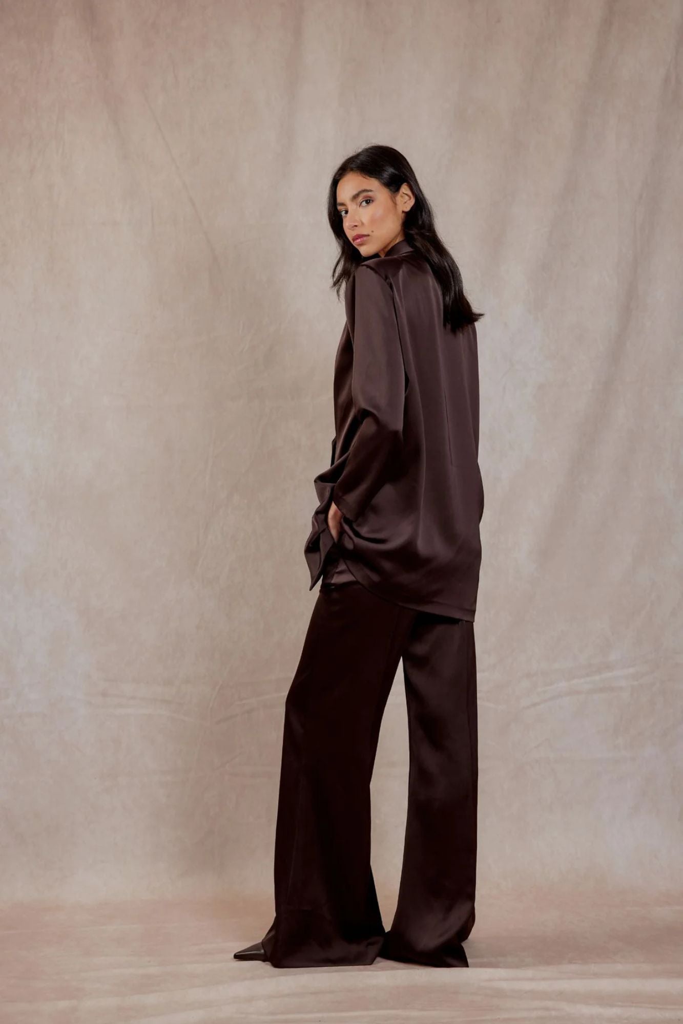 LITA CHOCOLATE BLAZER