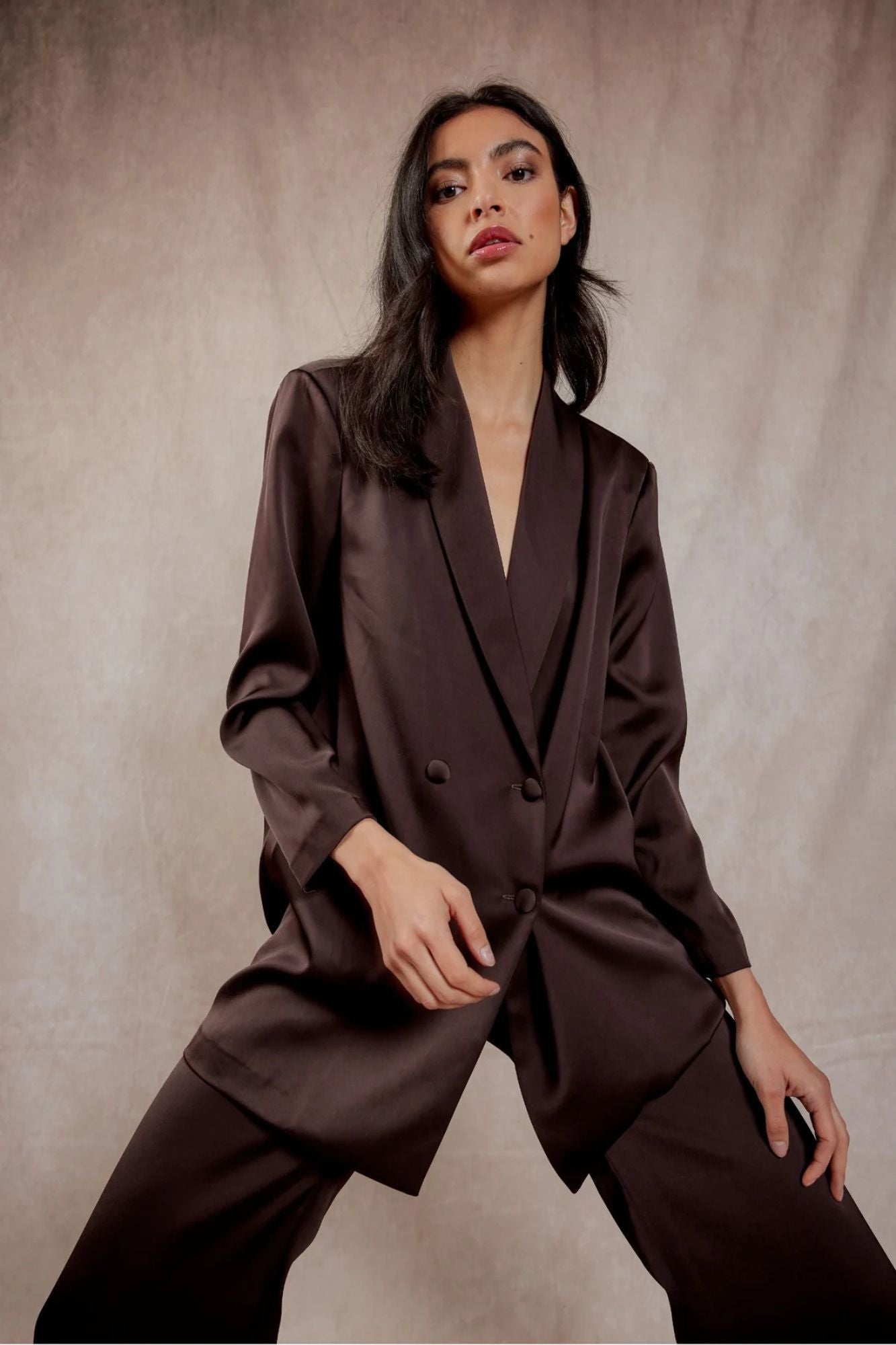 LITA CHOCOLATE BLAZER