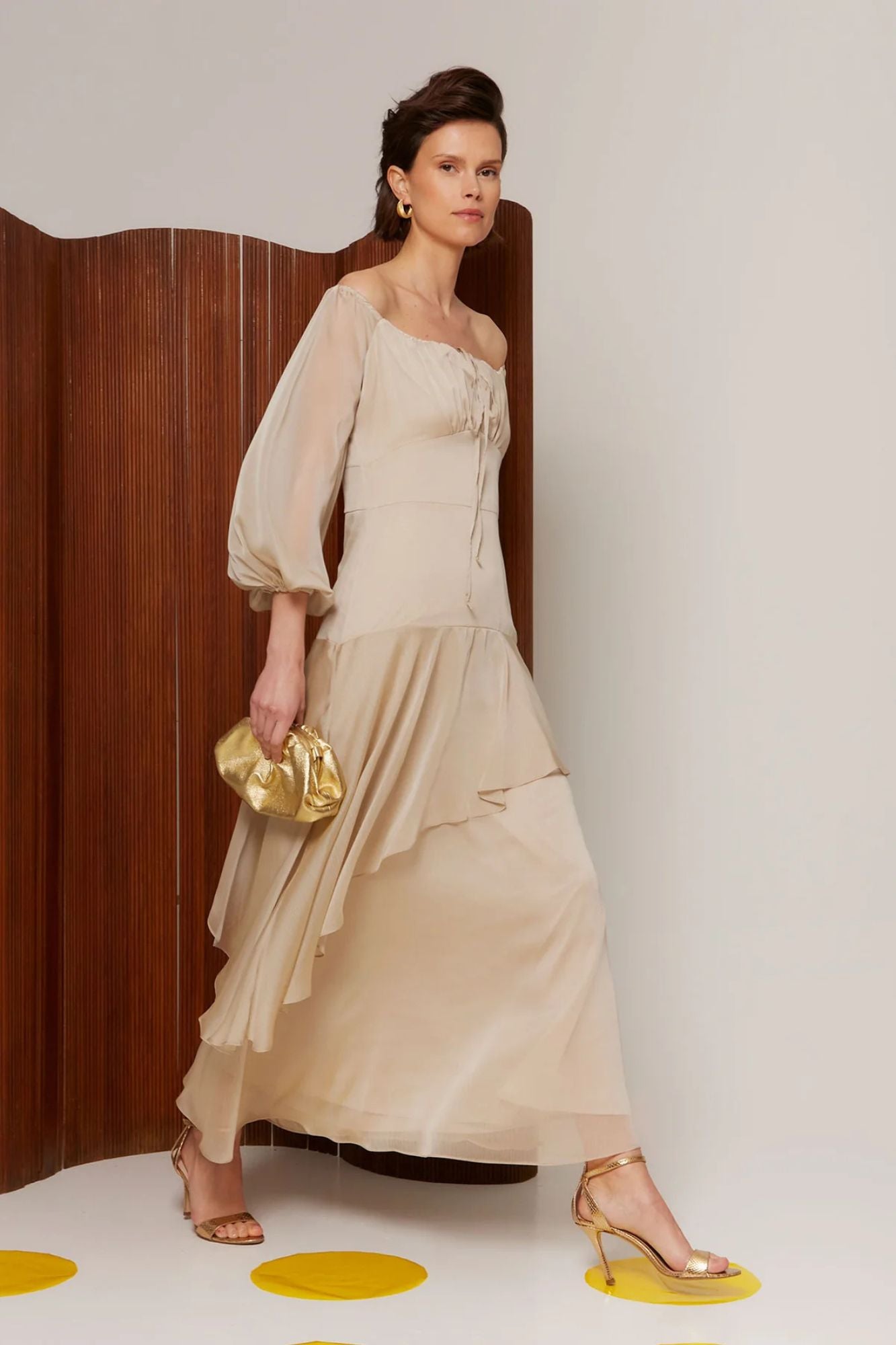 ROBE BEIGE AINHOA