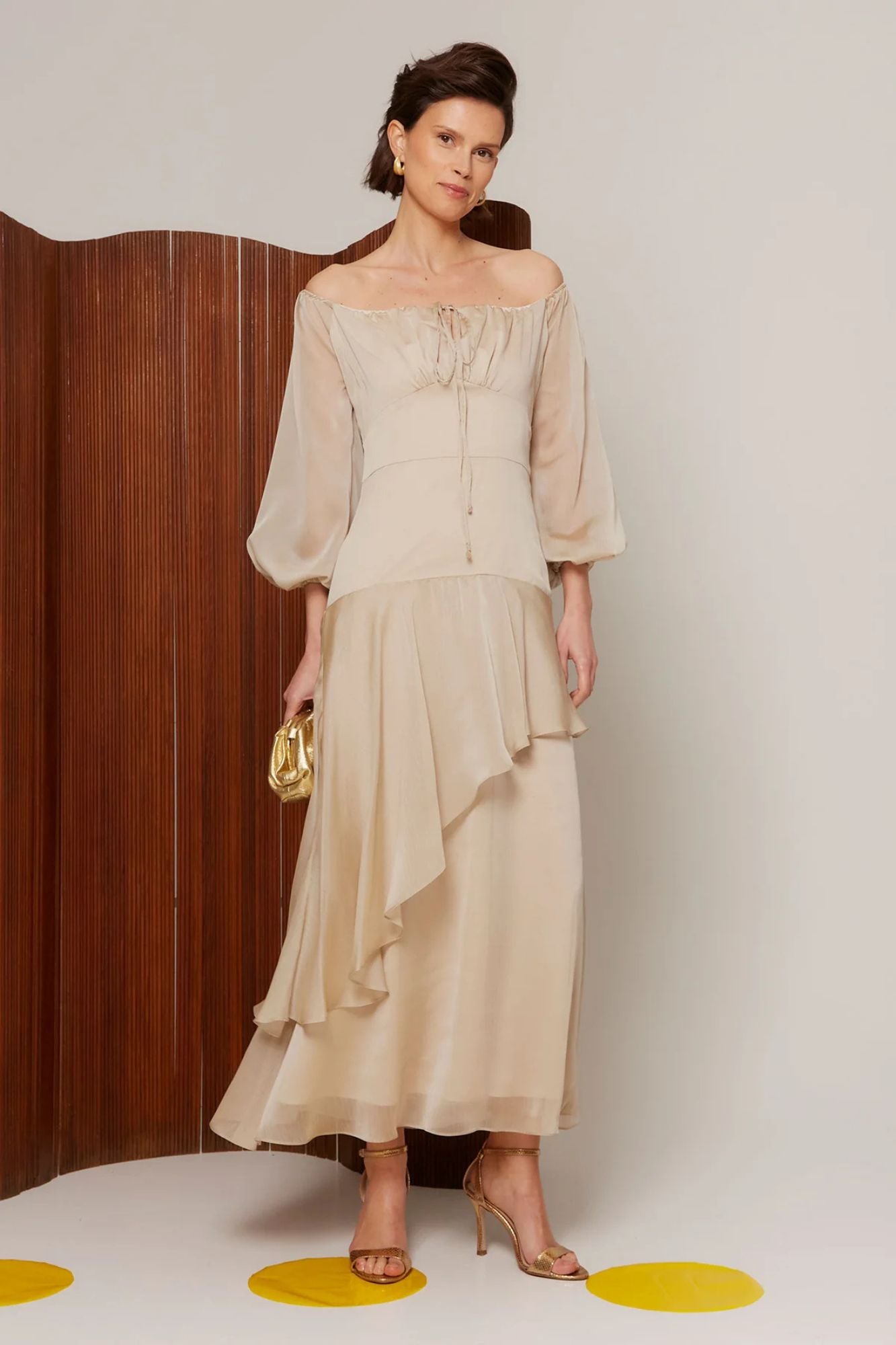ROBE BEIGE AINHOA