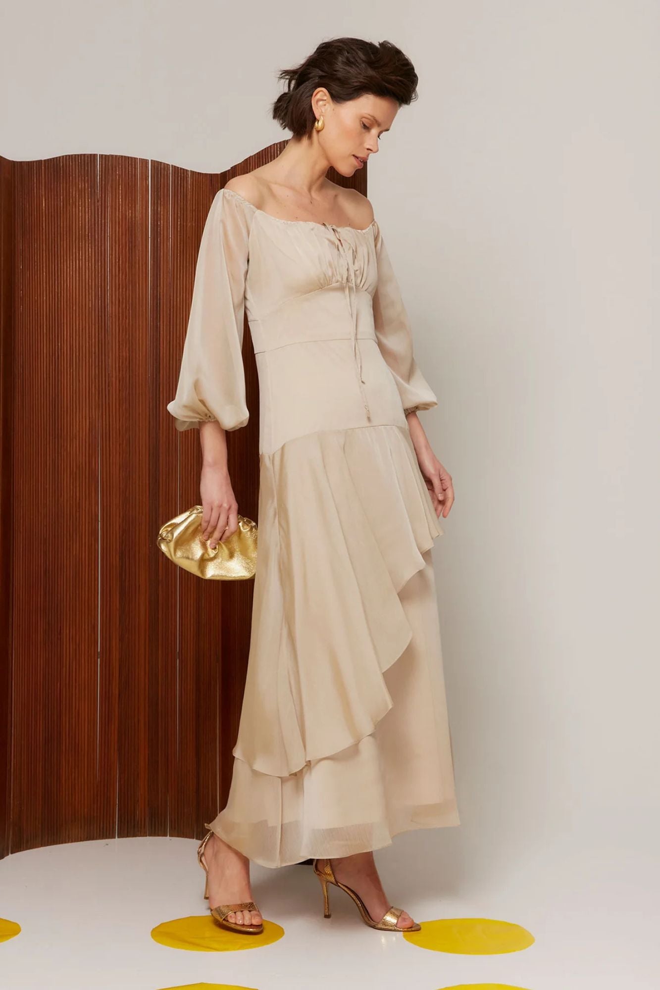 ROBE BEIGE AINHOA