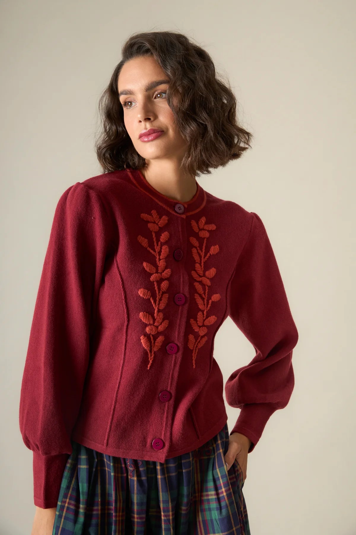 CHAQUETA PERSEA BURDEOS