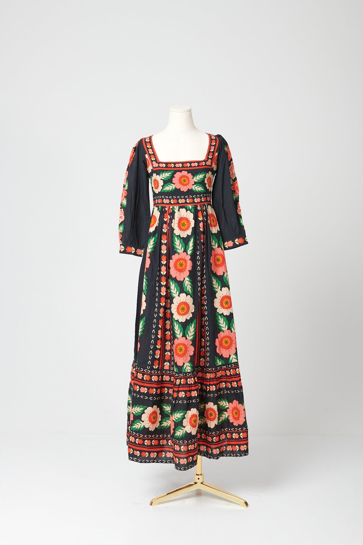 MULTICOLORED SALVIA DRESS