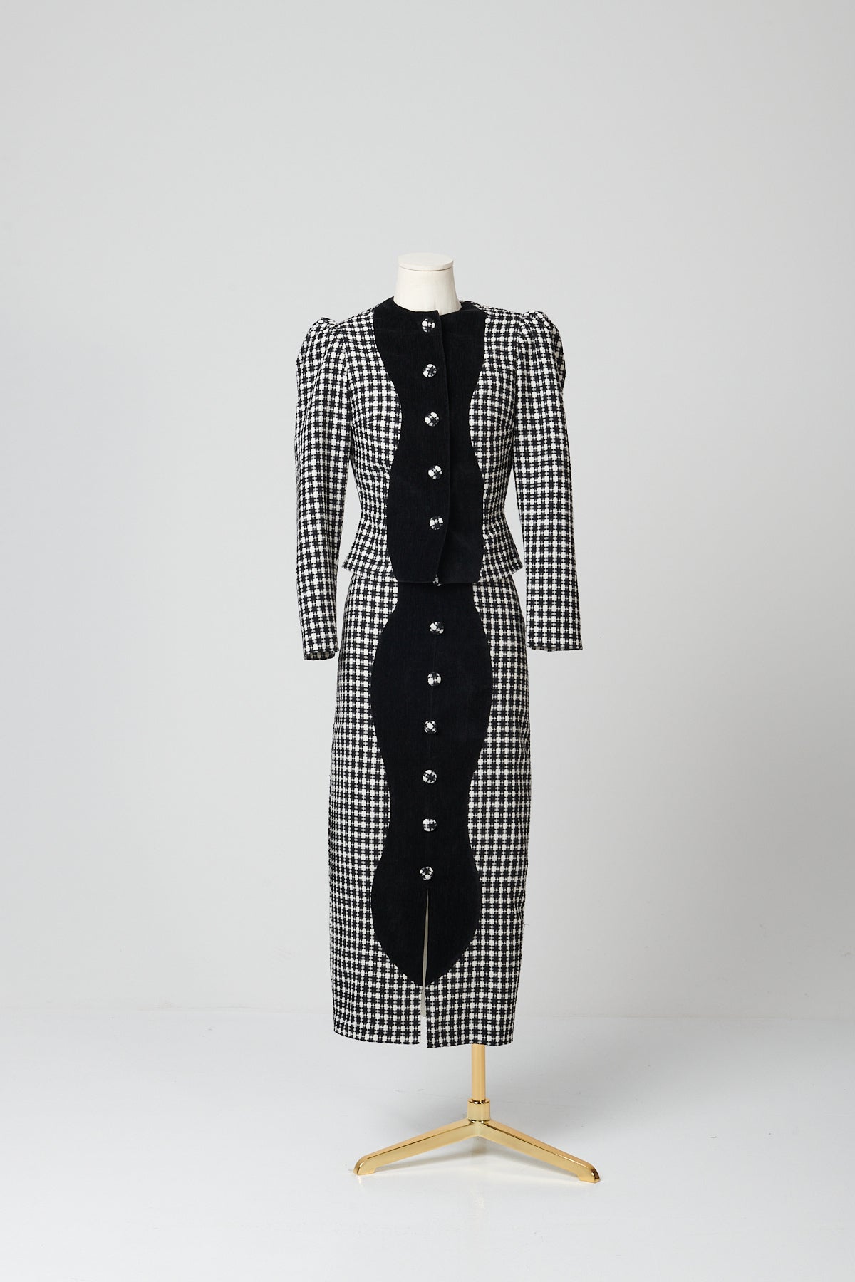 FALDA NOIREL BLANCO/NEGRO