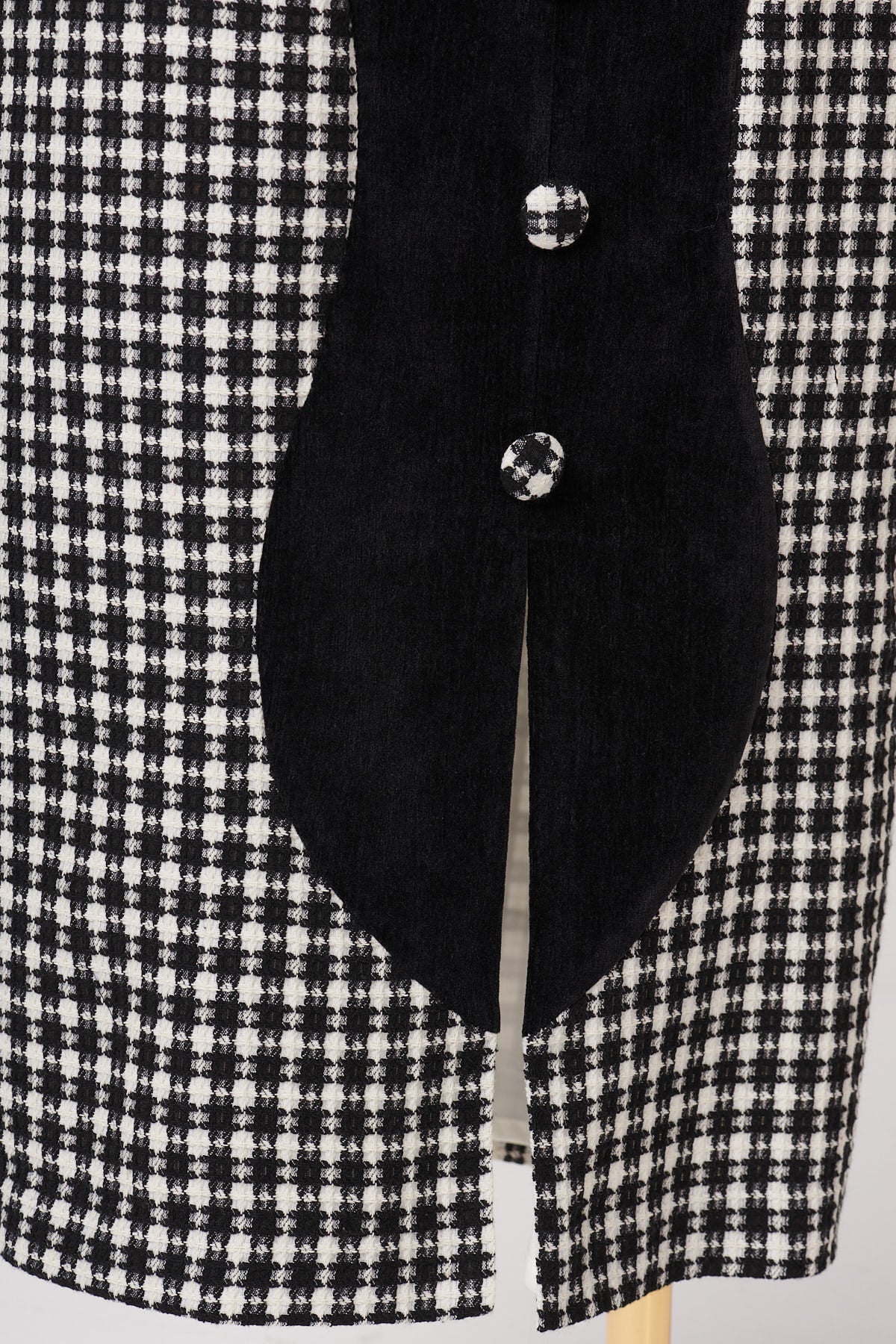 JUPE NOIREL BLANC/NOIR