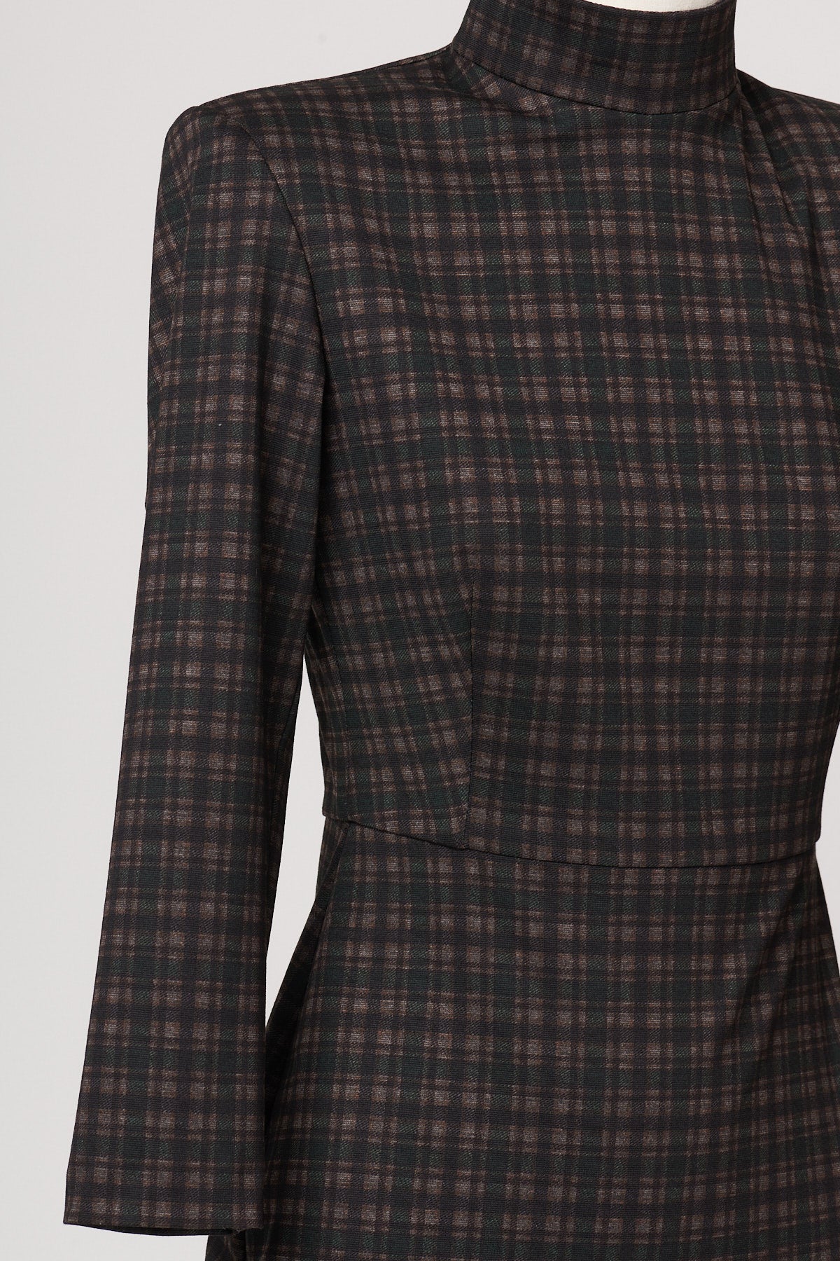 VESTIDO BOREO MARRON