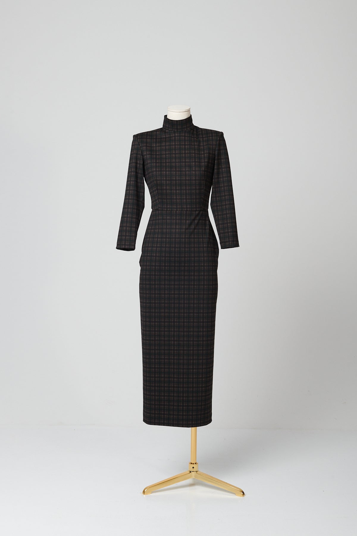 VESTIDO BOREO MARRON