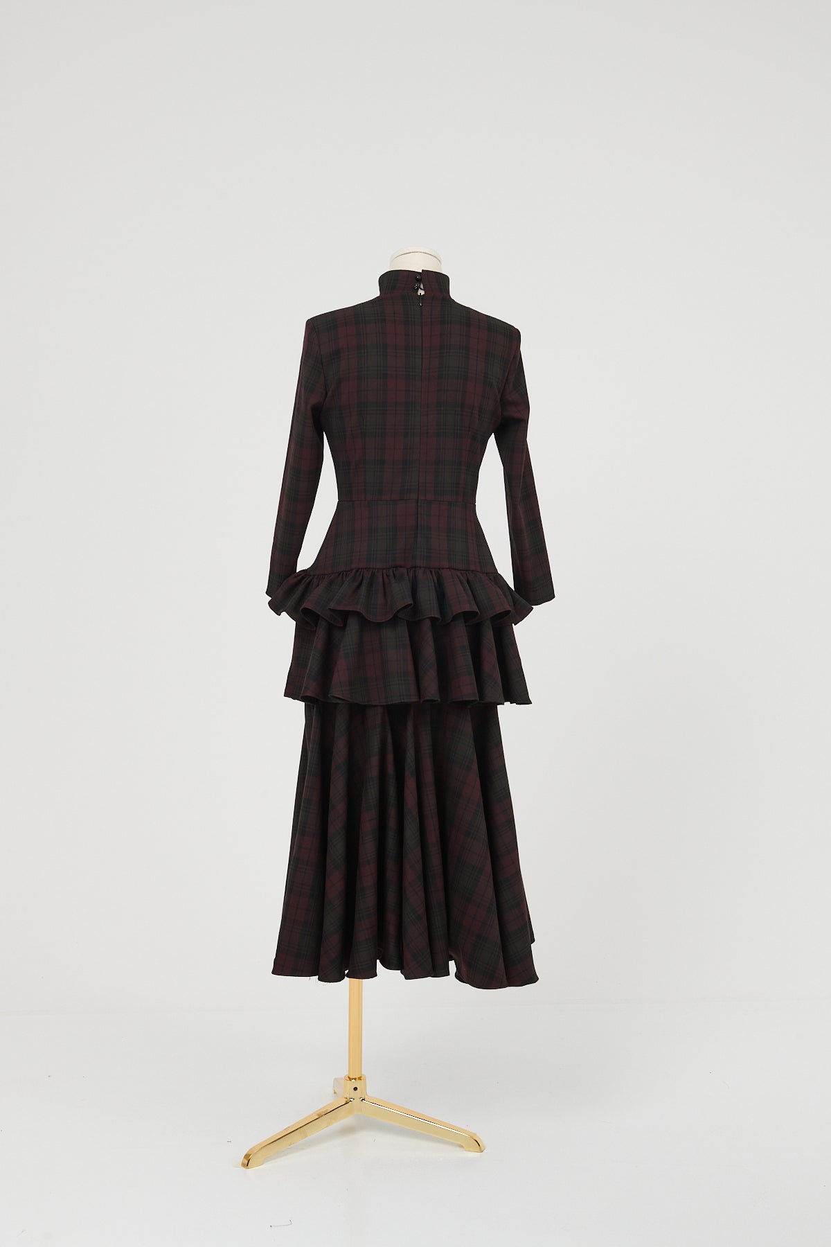 NOVELLE BURGUNDY DRESS