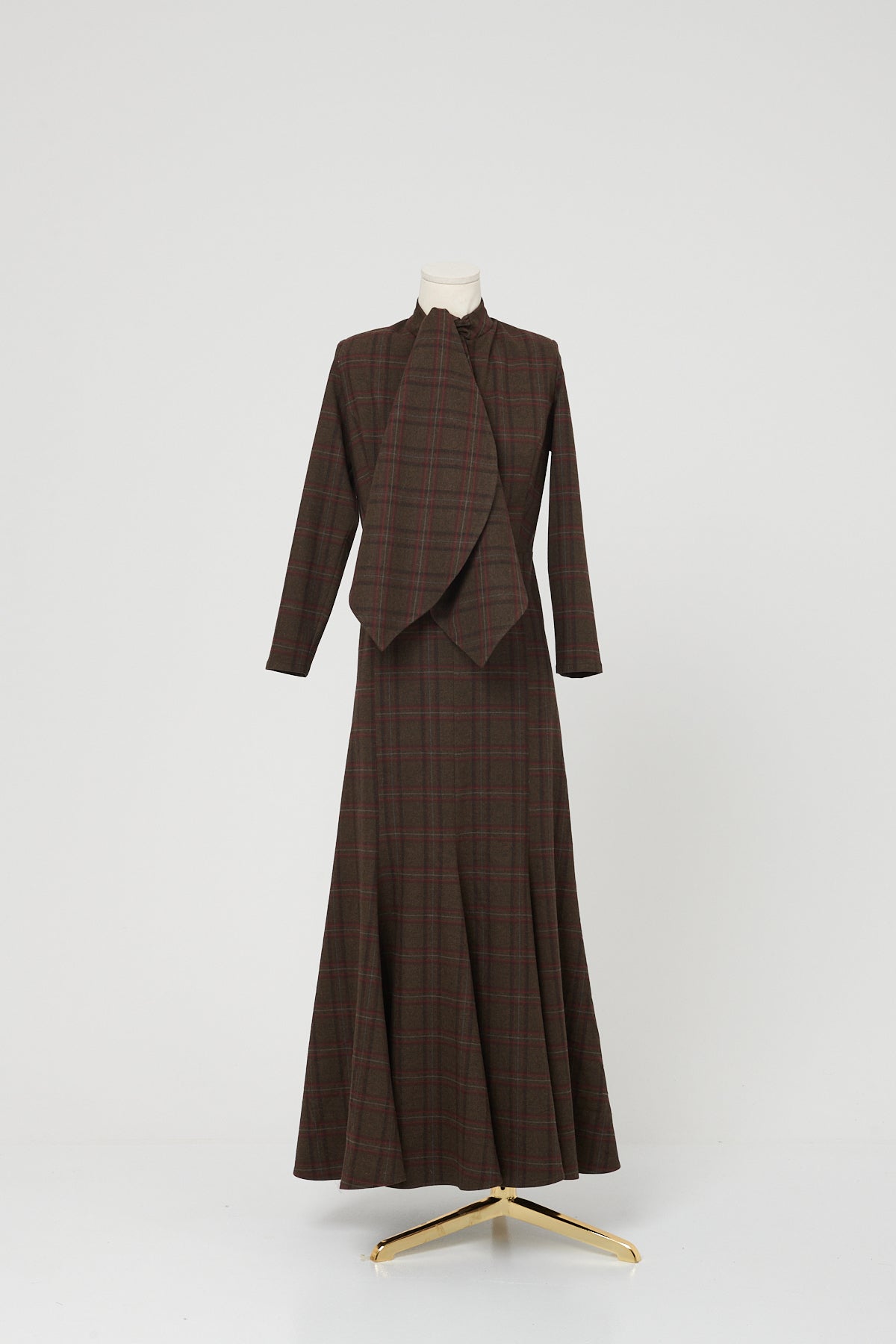 VESTIDO ARIANA MARRON