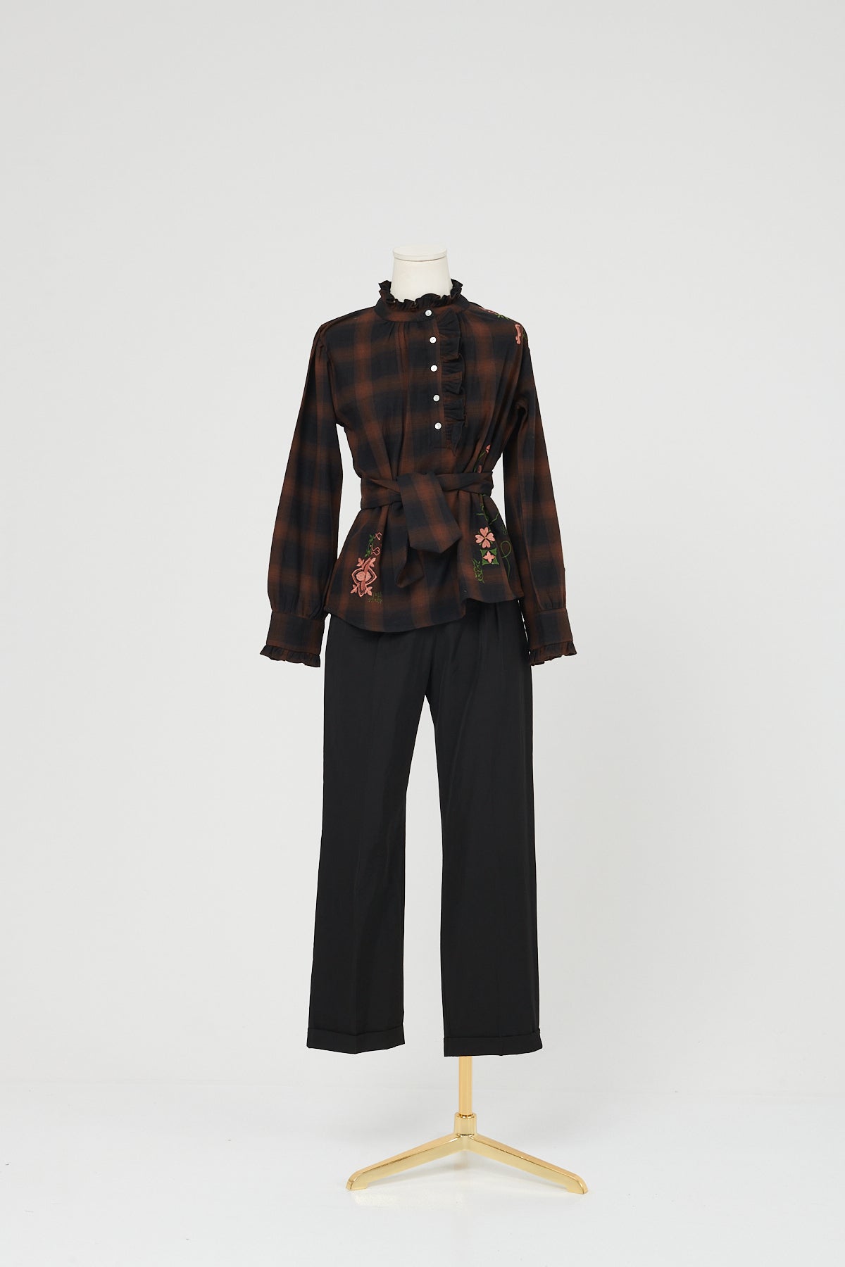 BLUSA ZURI MARRON