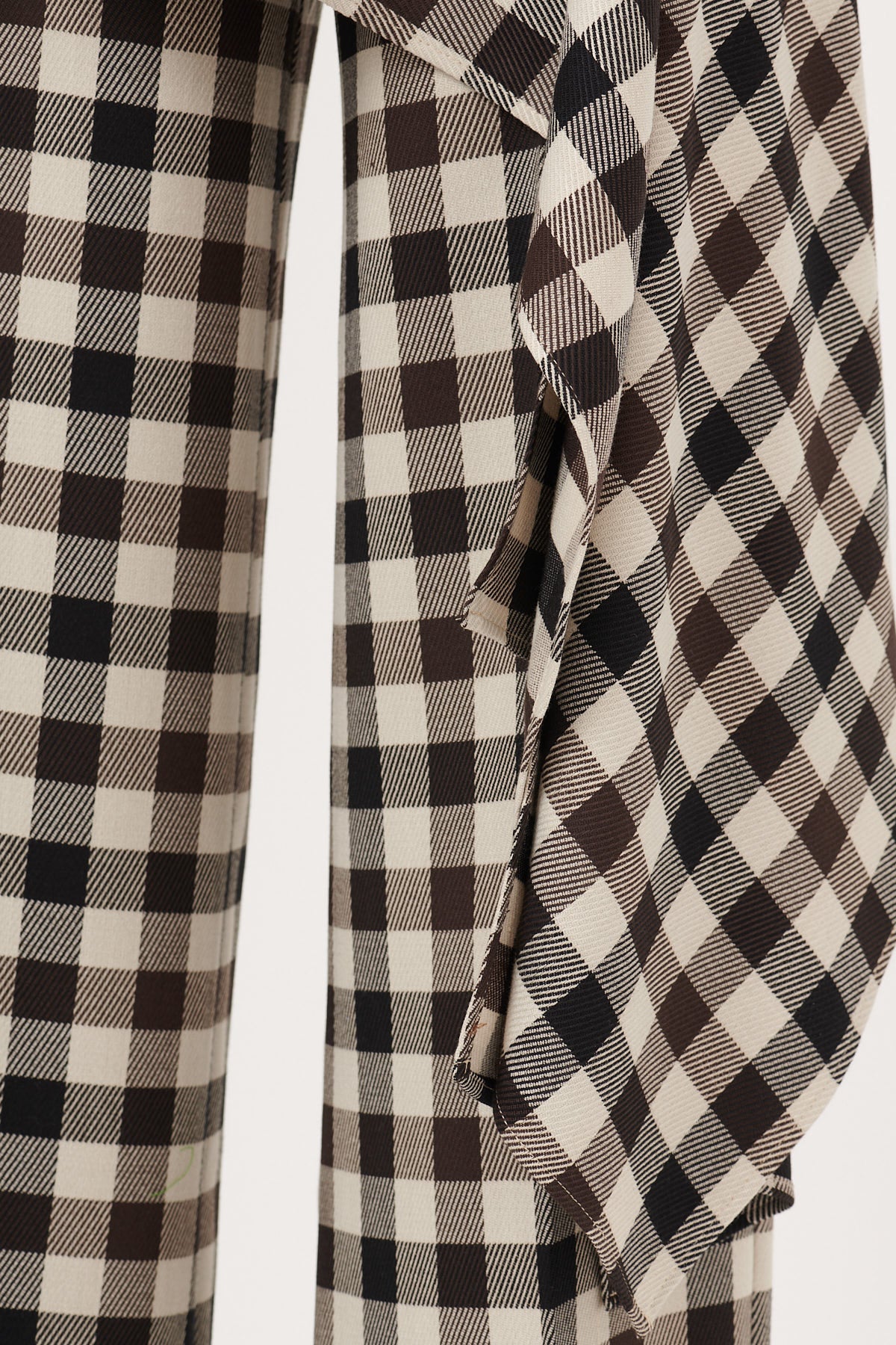 VERENA BLACK/ECRAY TROUSERS