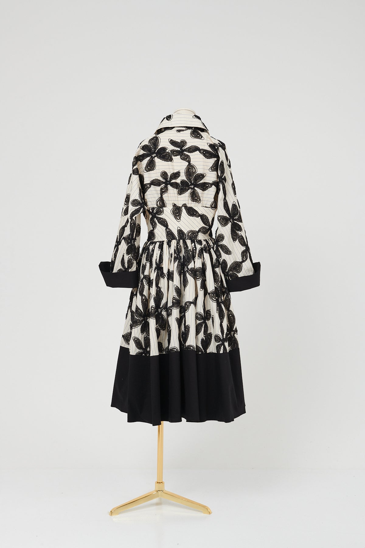 VESTIDO ELEVIA CRUDO/NEGRO