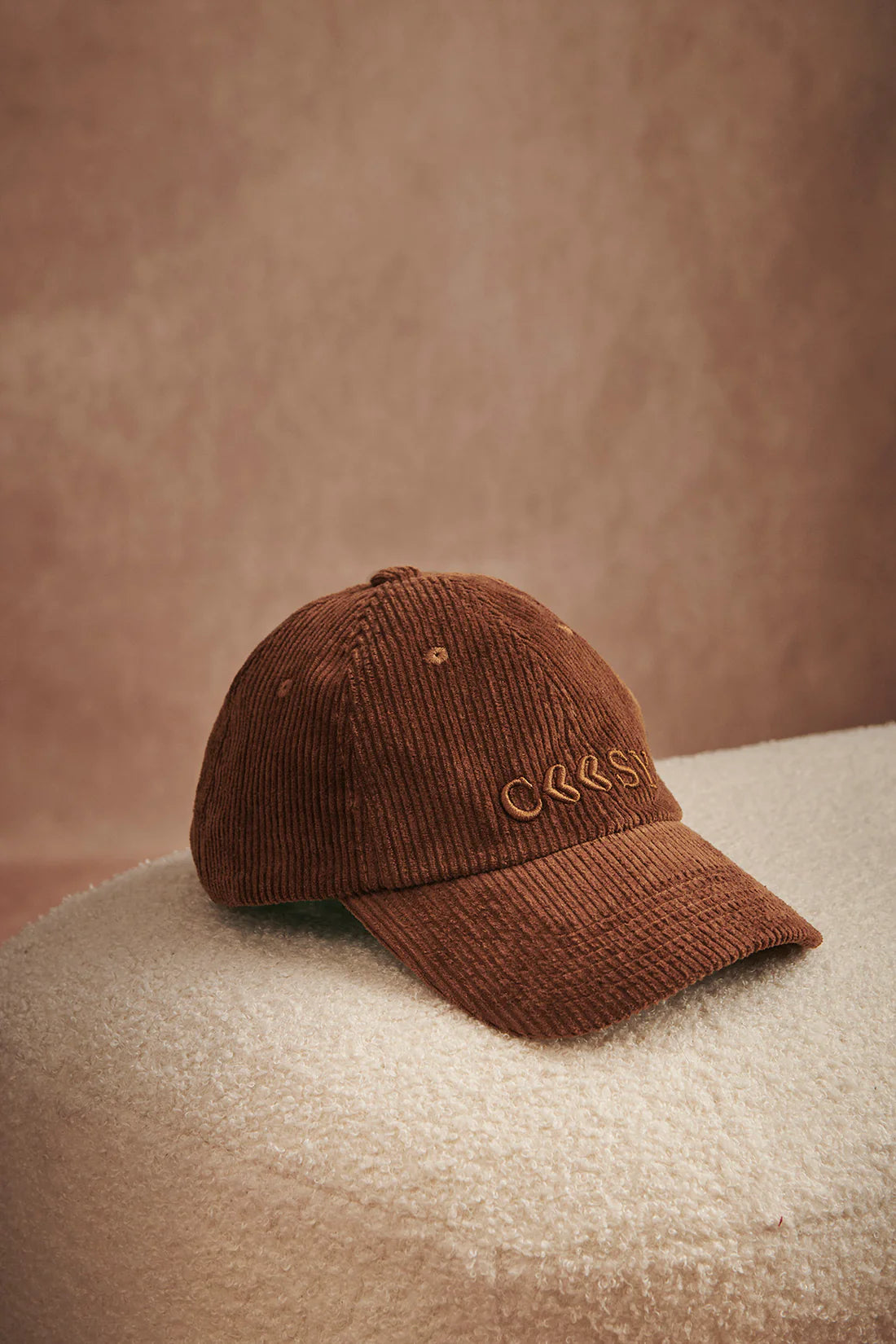 CHOCOLATE CORDUROY CAP