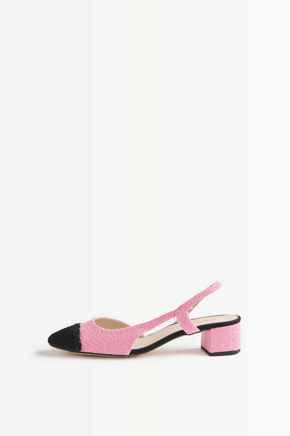 CHAUSSURE EN TWEED ROSE