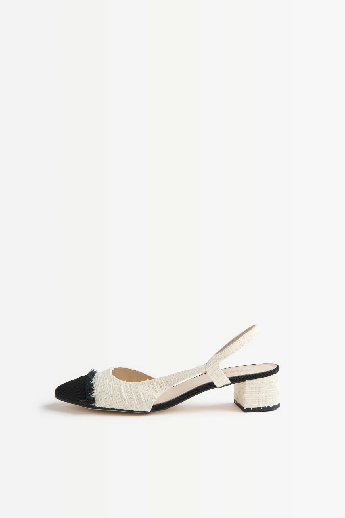 ZAPATO TWEED BLANCO