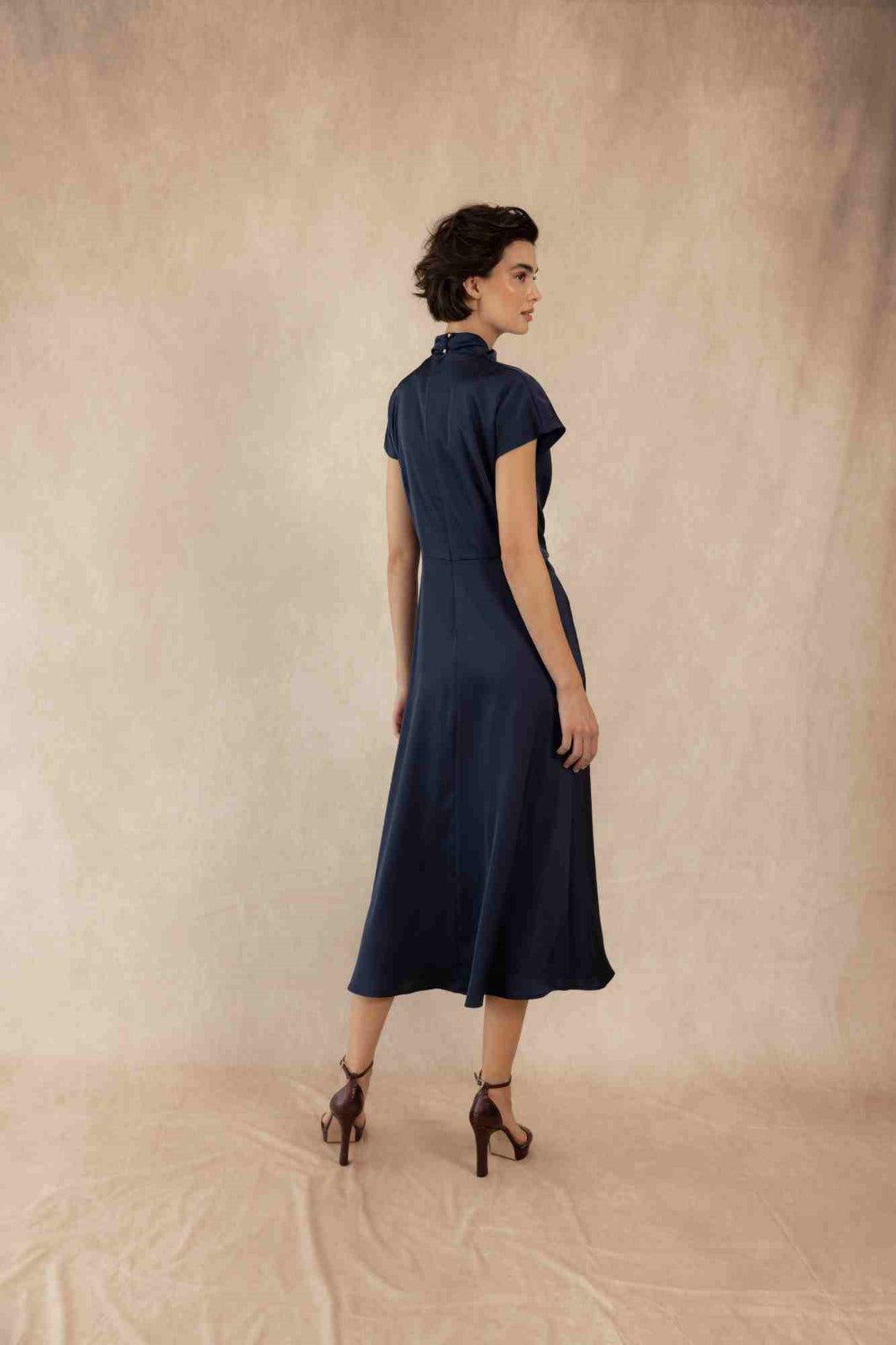 ROBE MINERVE BLEU MARINE