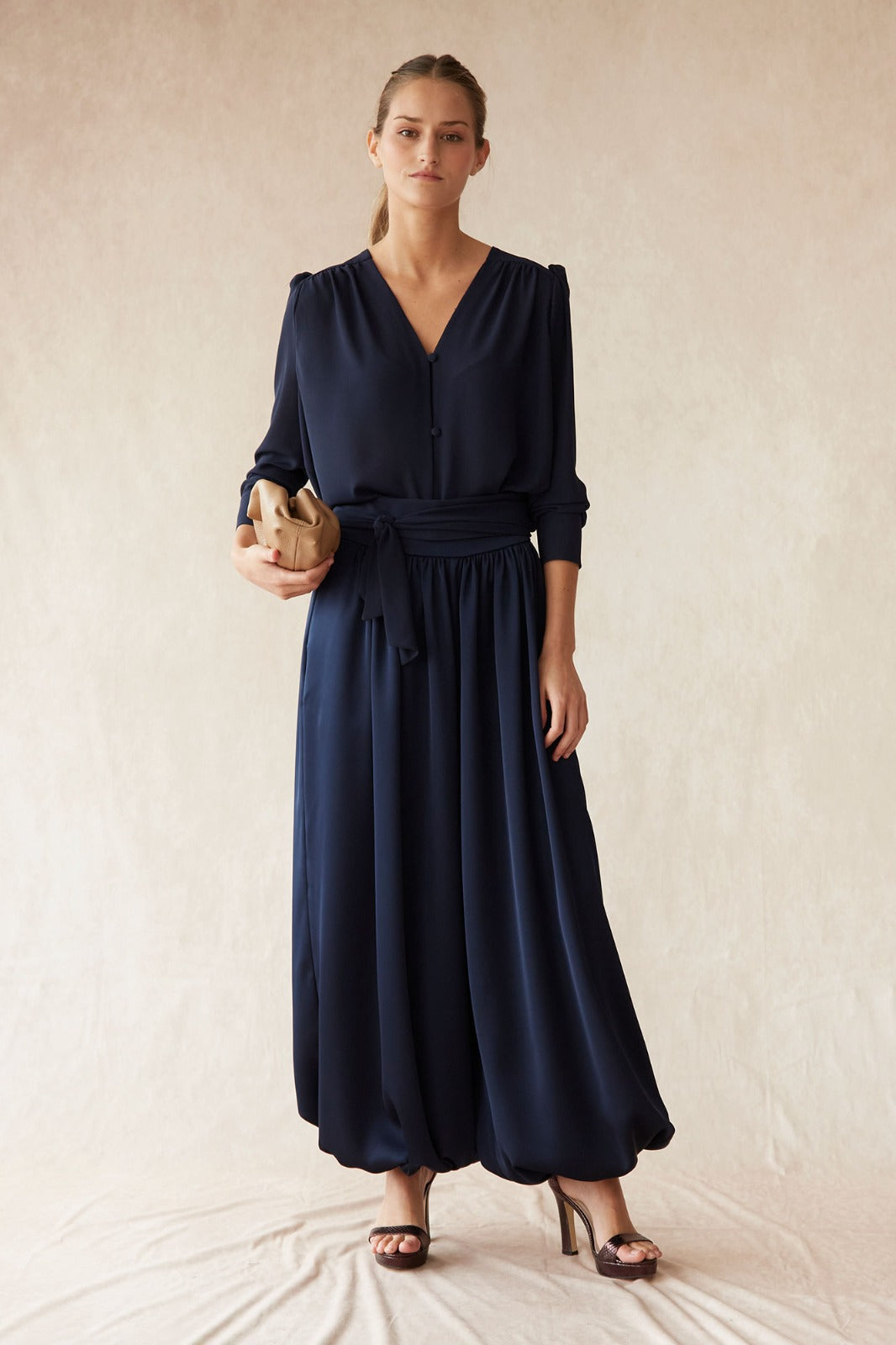 ELVA NAVY TROUSERS