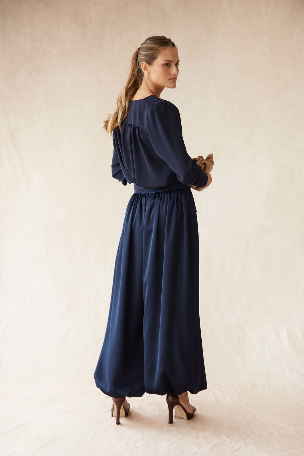 ELVA NAVY TROUSERS