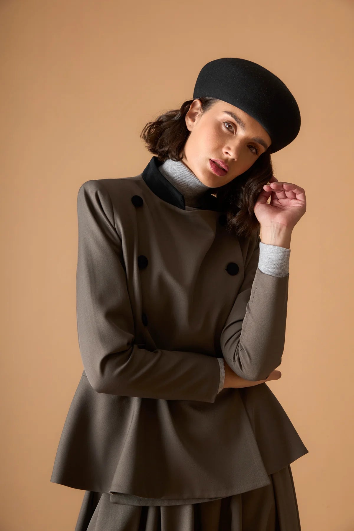 CHAQUETA ASHER MARRON