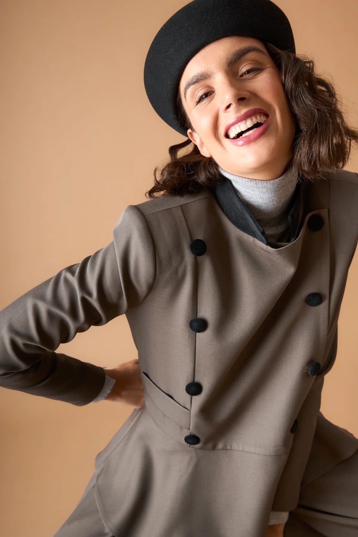 CHAQUETA ASHER MARRON