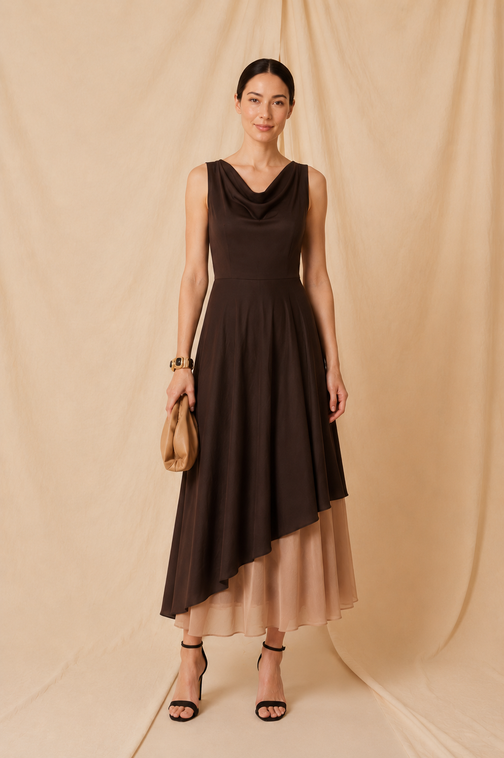 VESTIDO AZRIEL BICOLOR