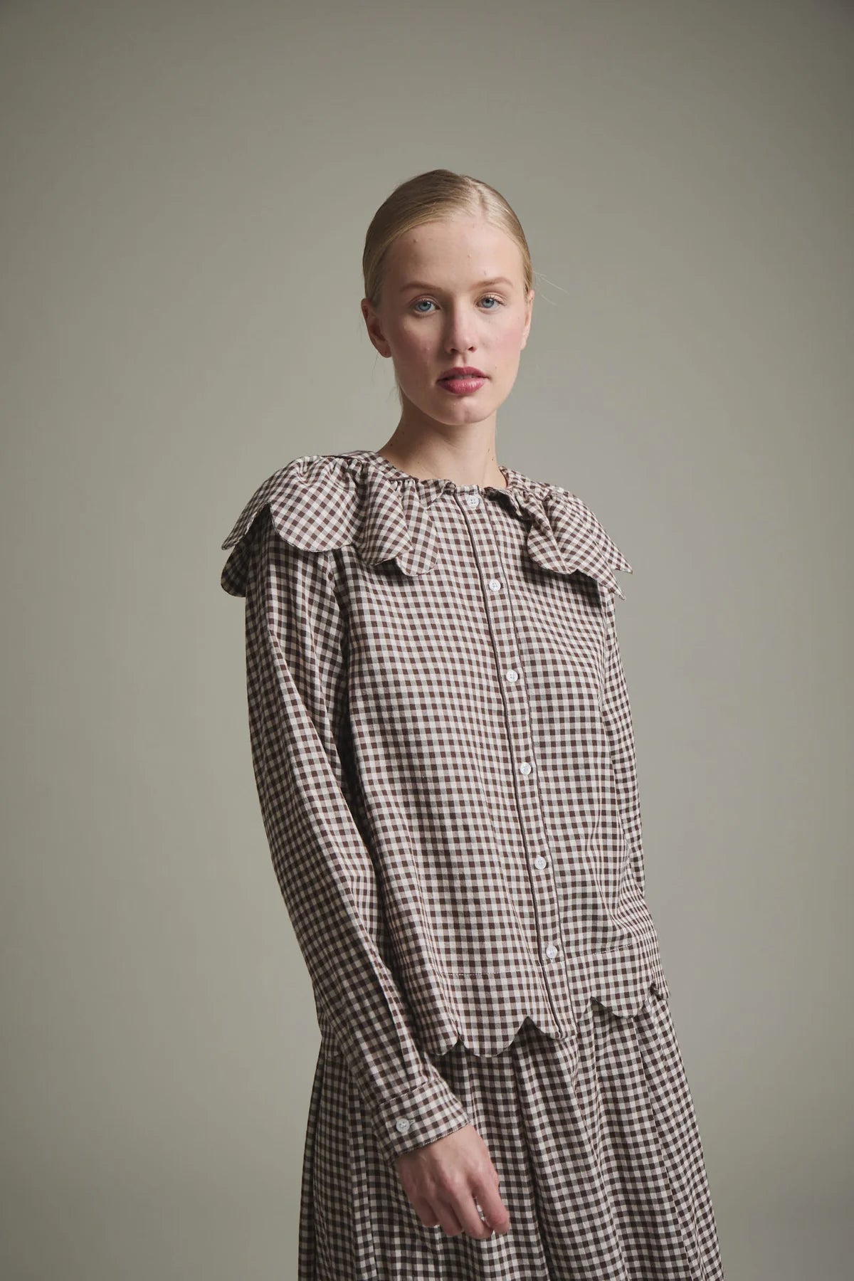 CAMISA MILENA MARRON