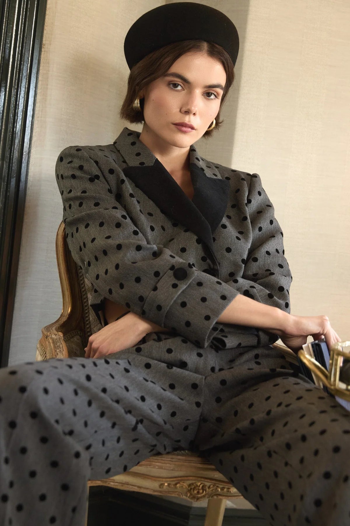 CHAQUETA GHALA GRIS