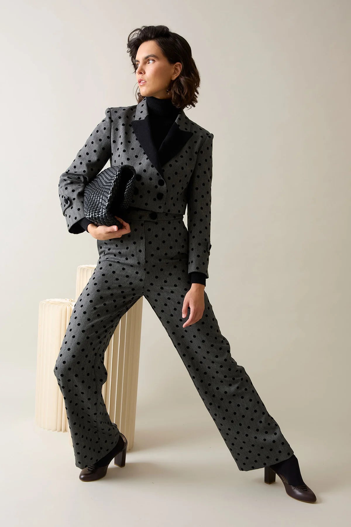 CHAQUETA GHALA GRIS