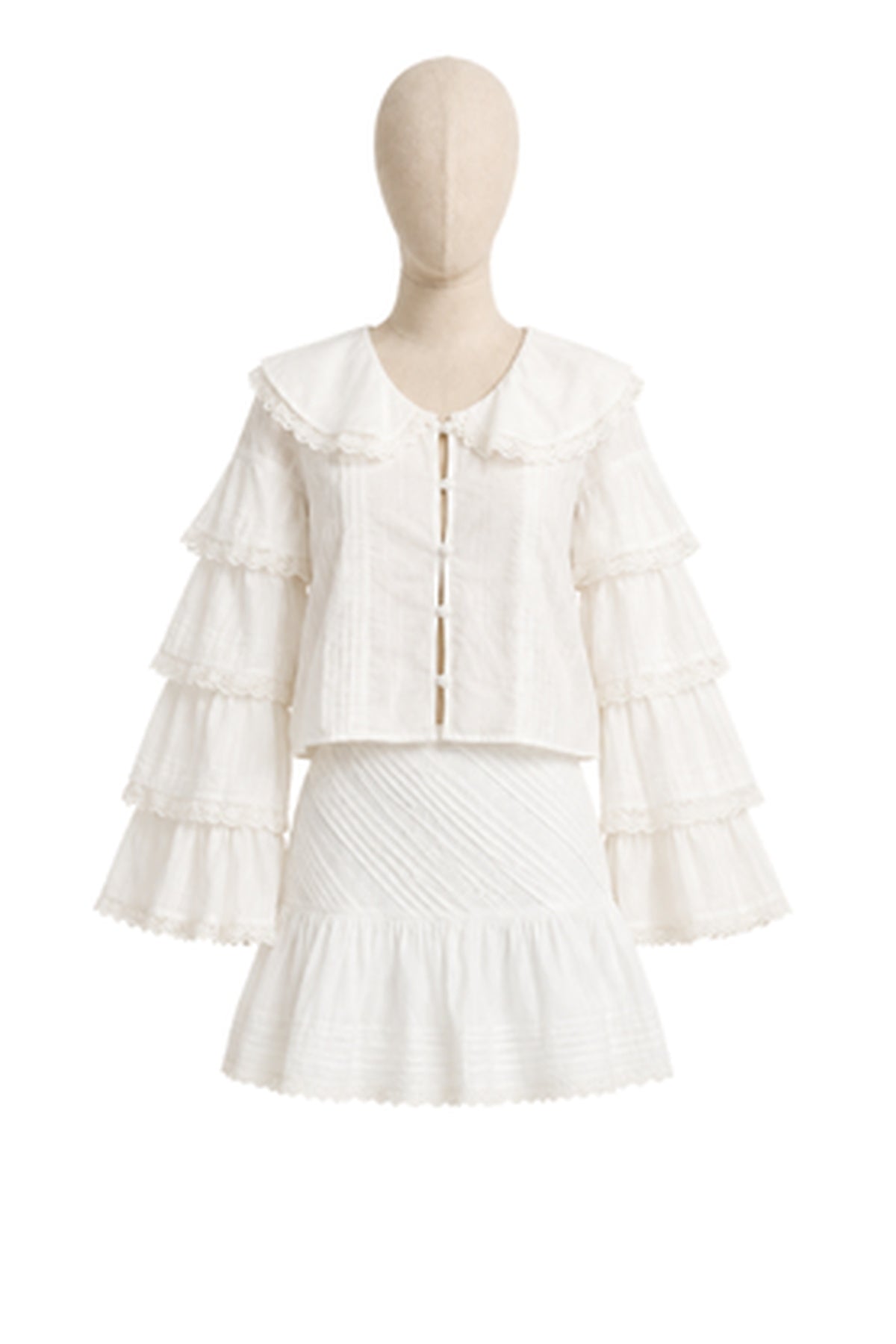FALDA OPALO BLANCO