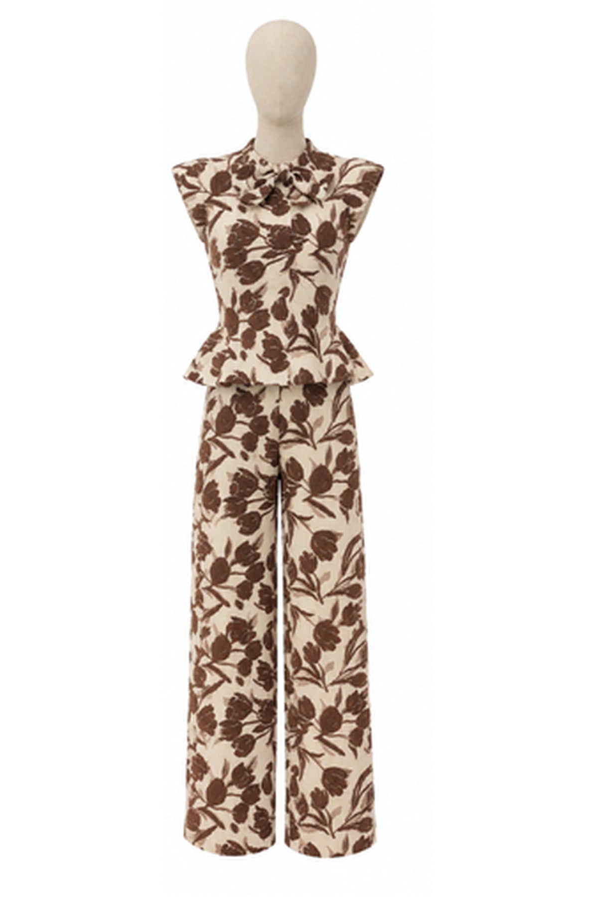 PANTALON AMALIA MARRON