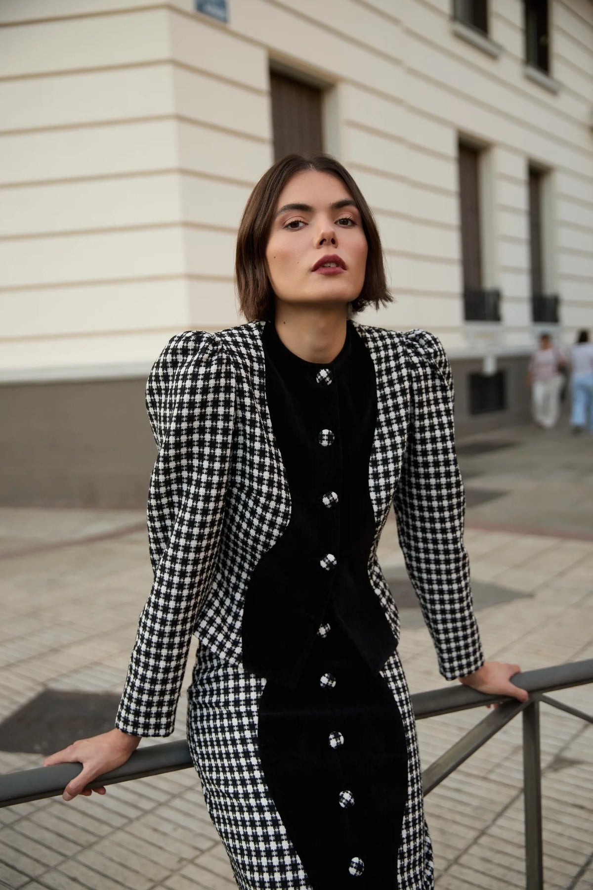 NOIREL JACKET WHITE/BLACK