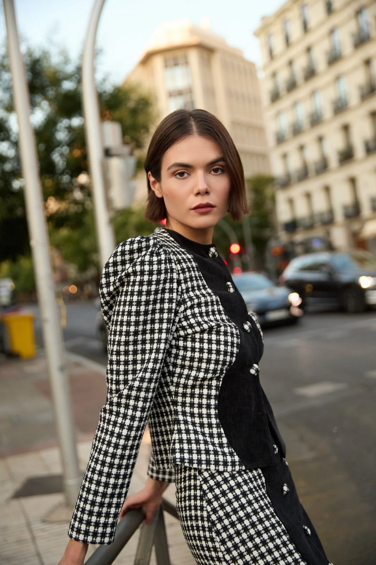 NOIREL JACKET WHITE/BLACK