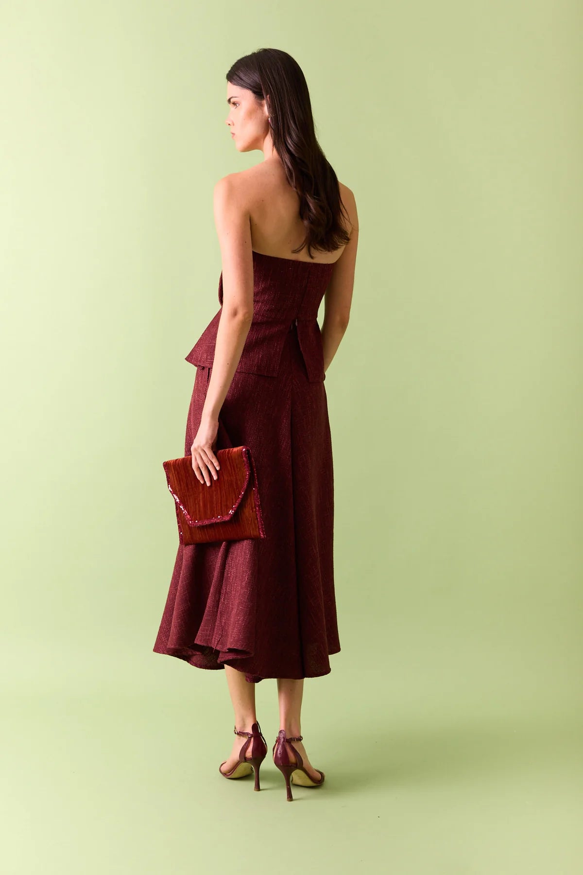 FALDA PERSEFONE GRANATE