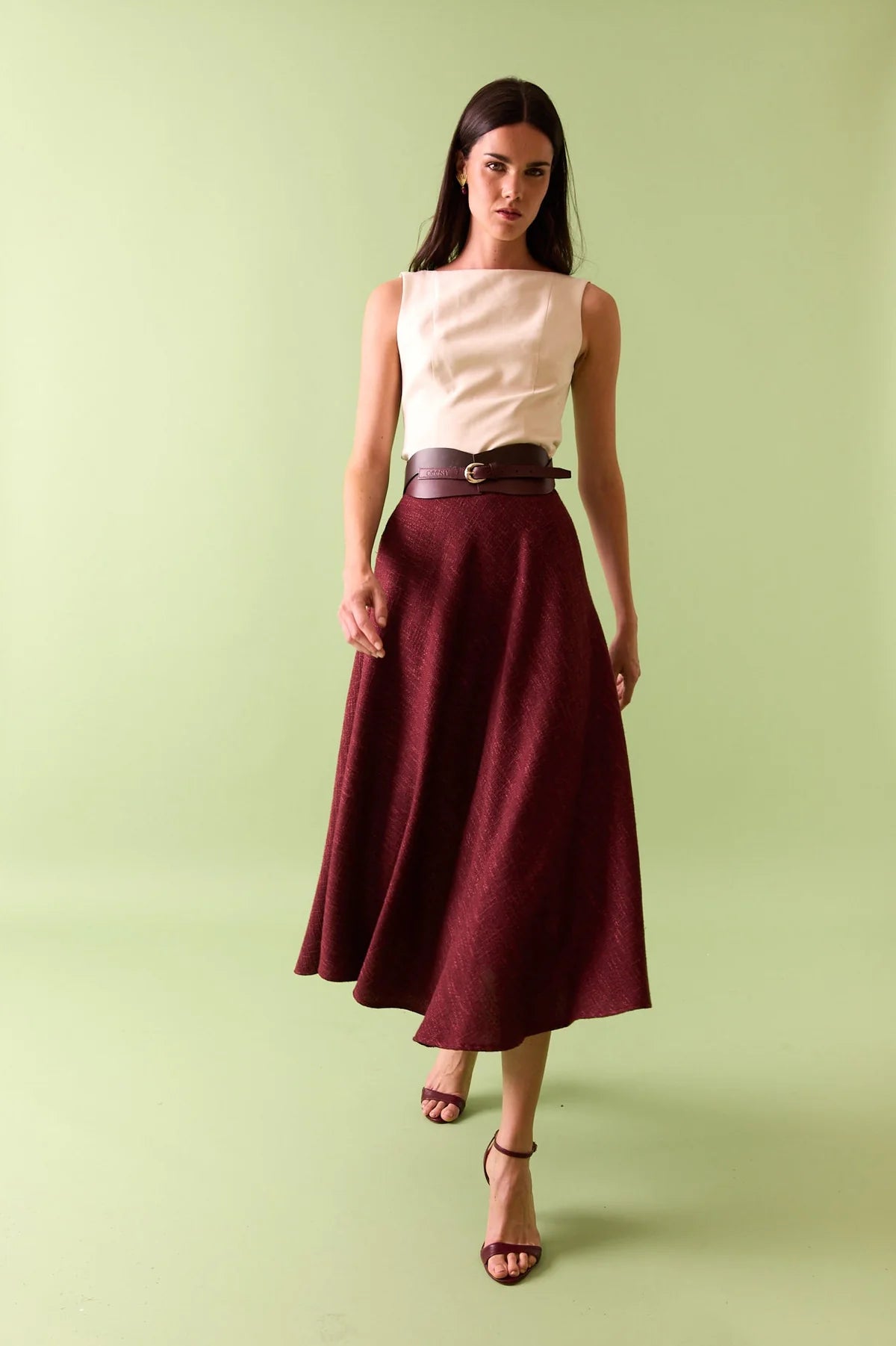 FALDA PERSEFONE GRANATE