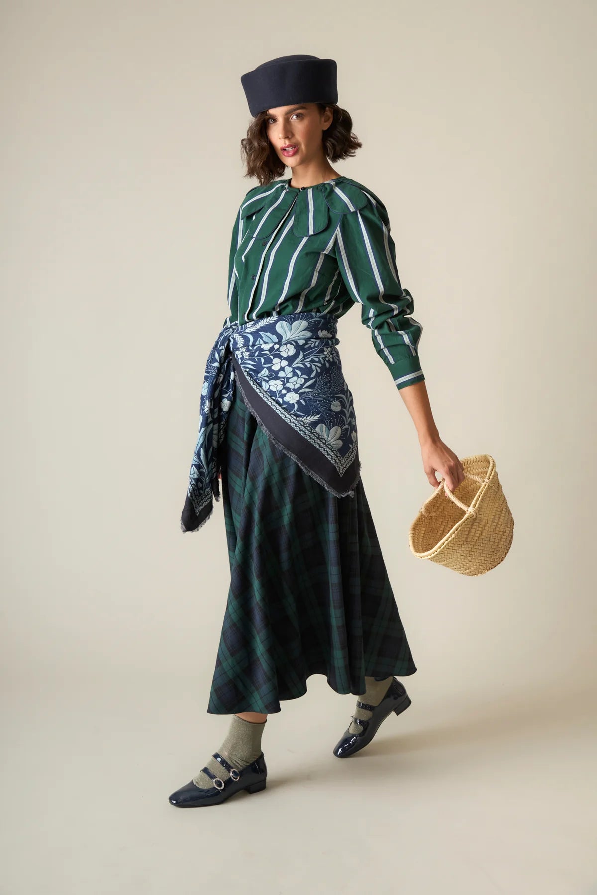 CAMISA FATIMA VERDE
