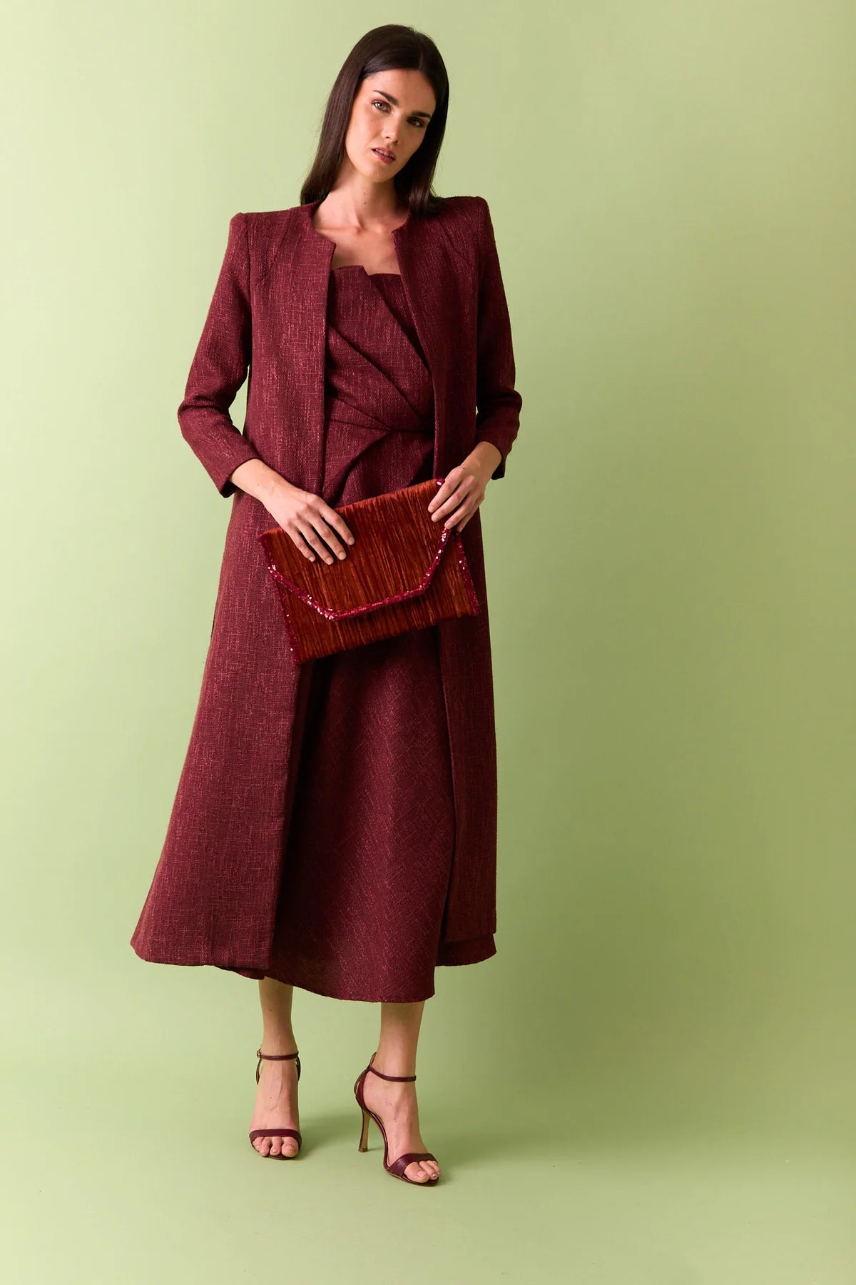 GABRIELA MAROON JACKET