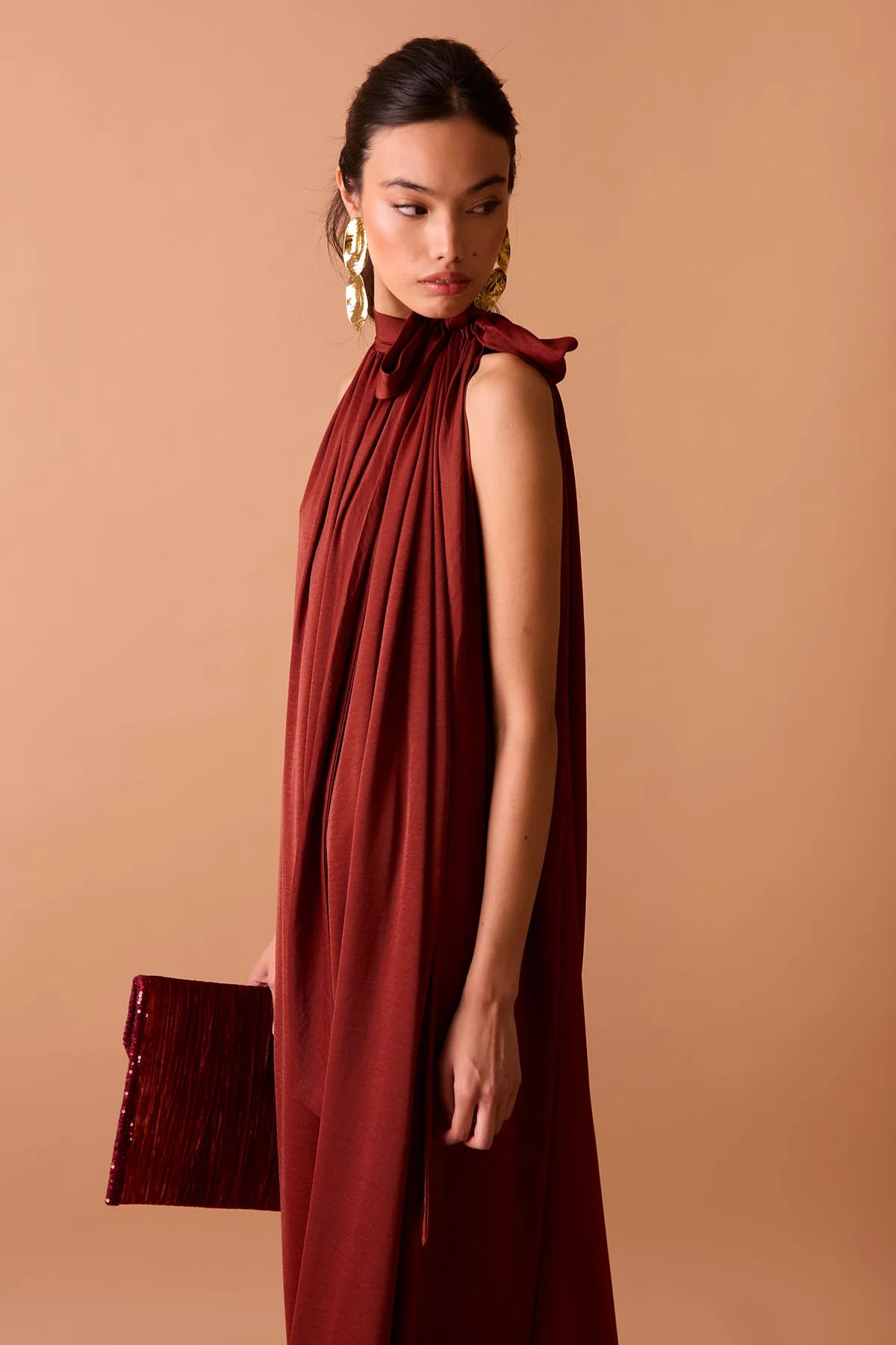 VESTIDO GRETA TEJA