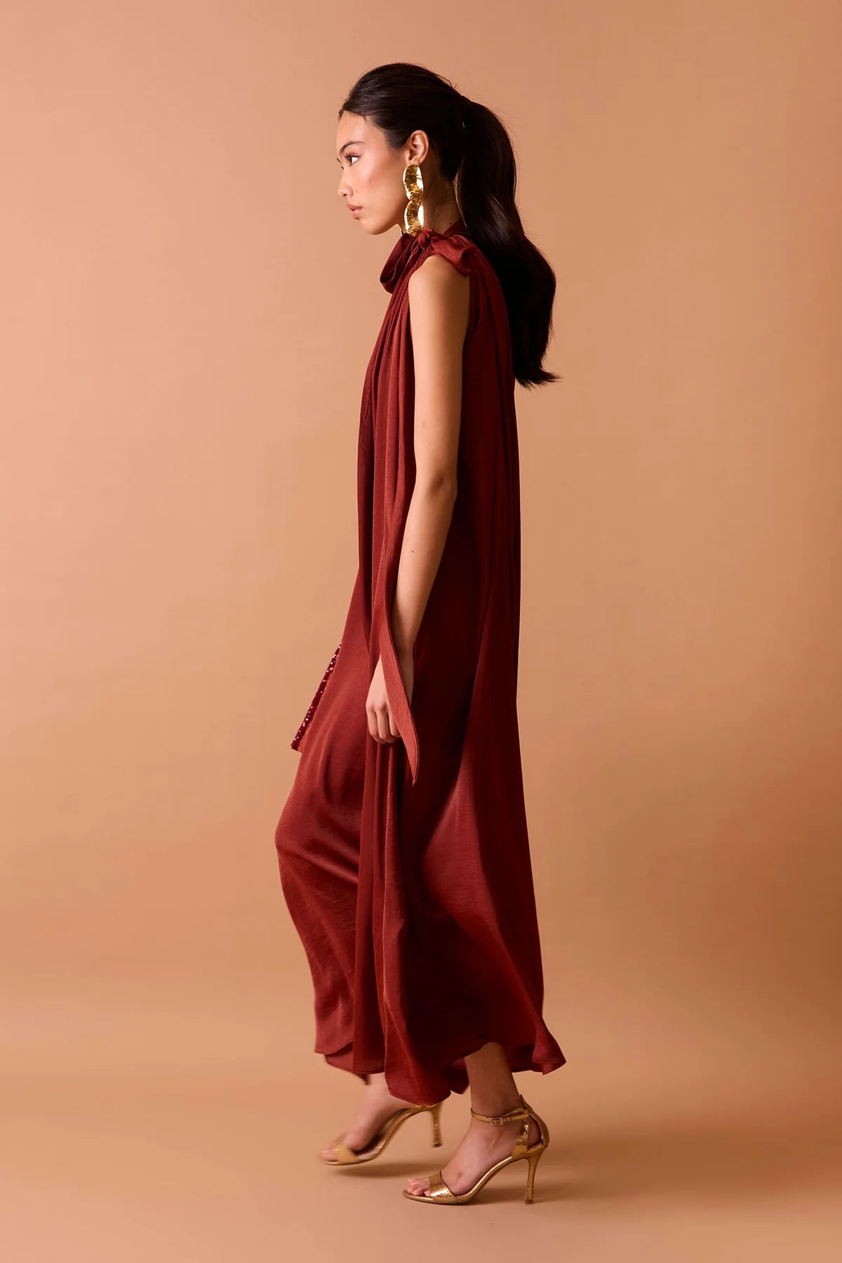 VESTIDO GRETA TEJA